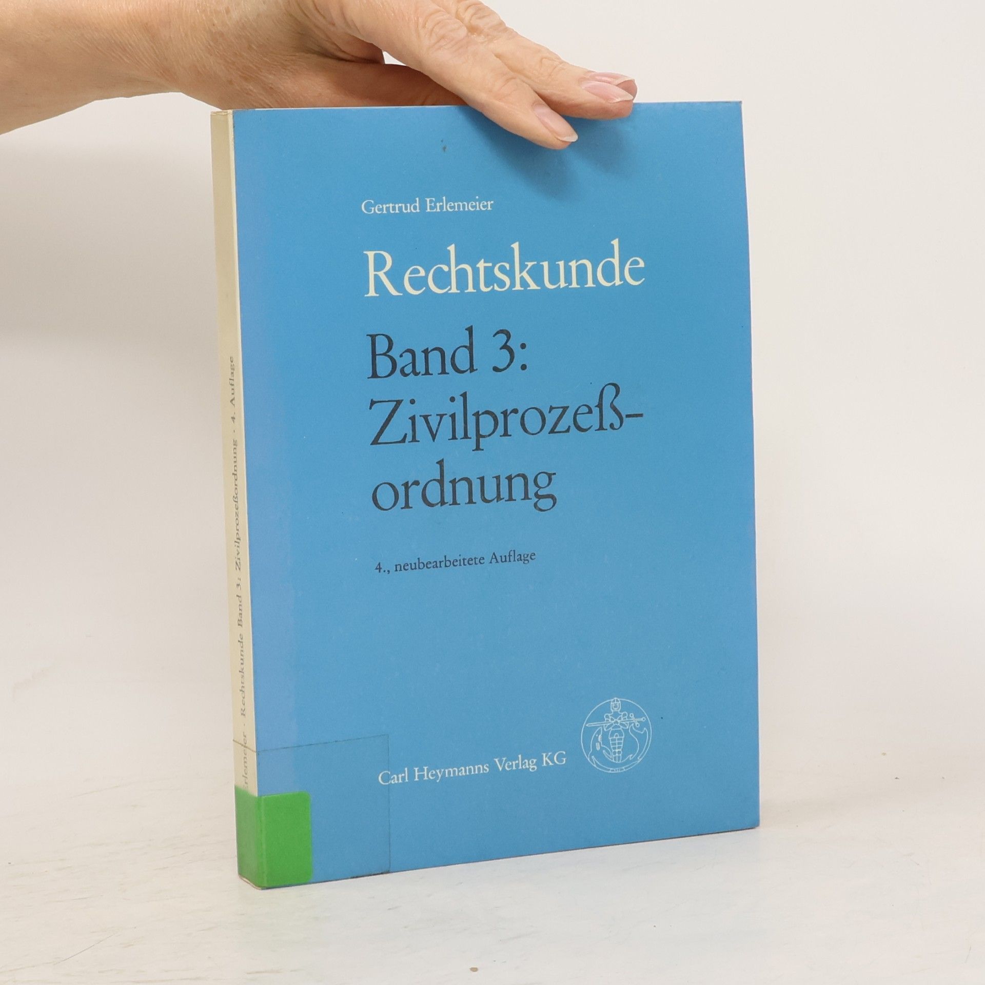 Various authors Rechtskunde – Band 3: Zivilprozeßordnung