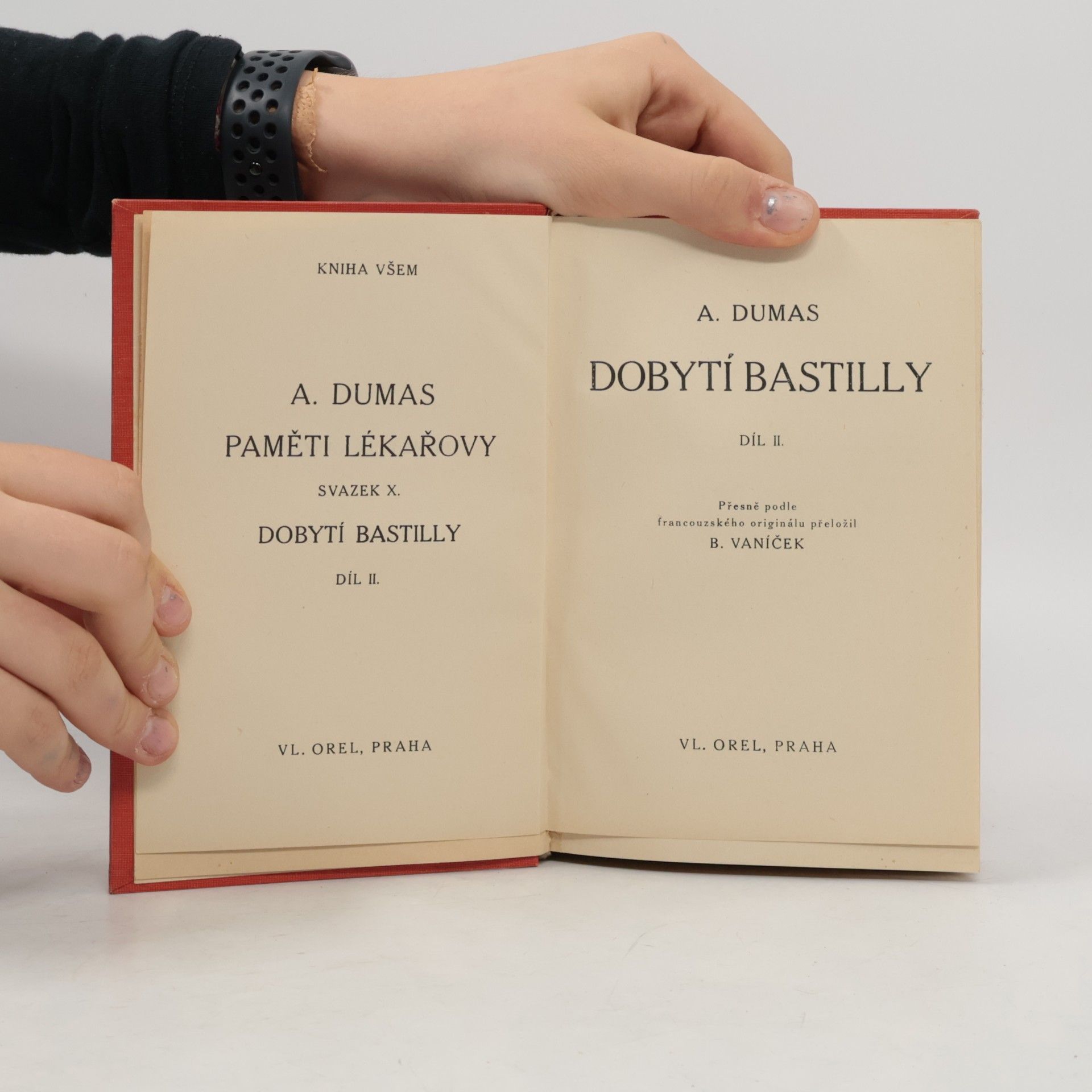 Alexandre Dumas starší Paměti lékařovy: Dobytí Bastilly - Díly I., II.
