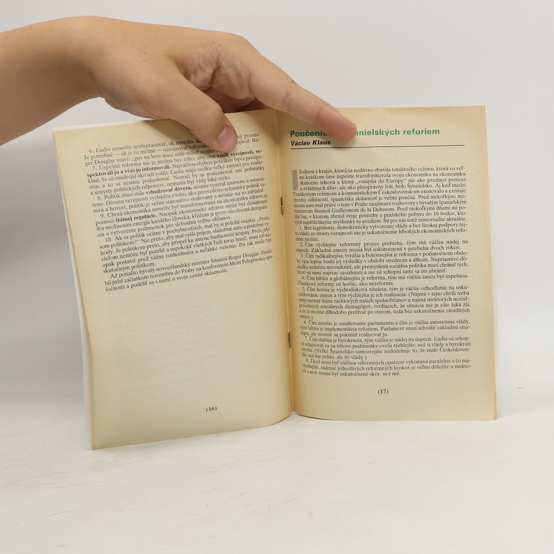 Various authors Polemika Václava Klause vo veci reformnej stratégie
