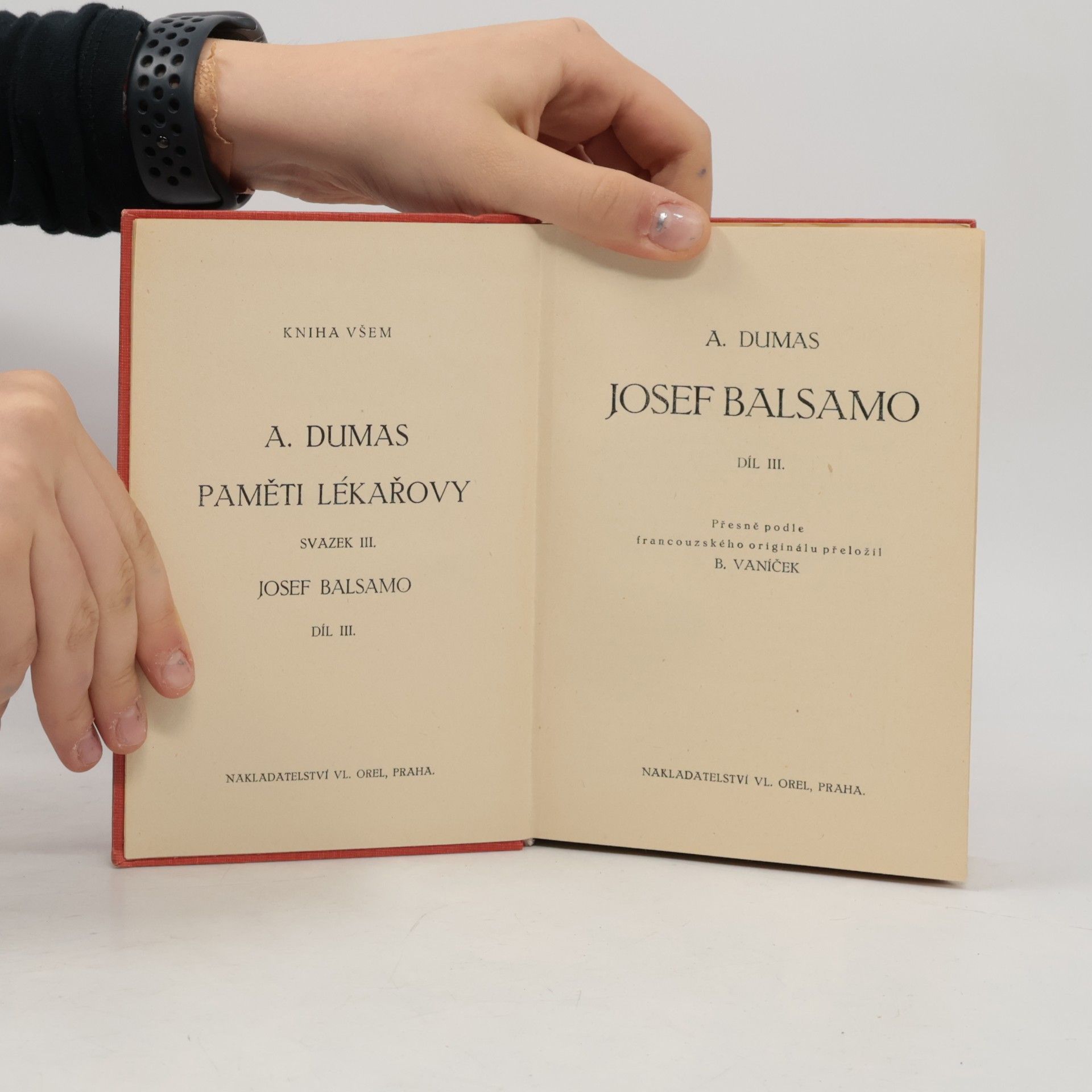 Alexandre Dumas Paměti lékařovy I-V. Josef Balsamo