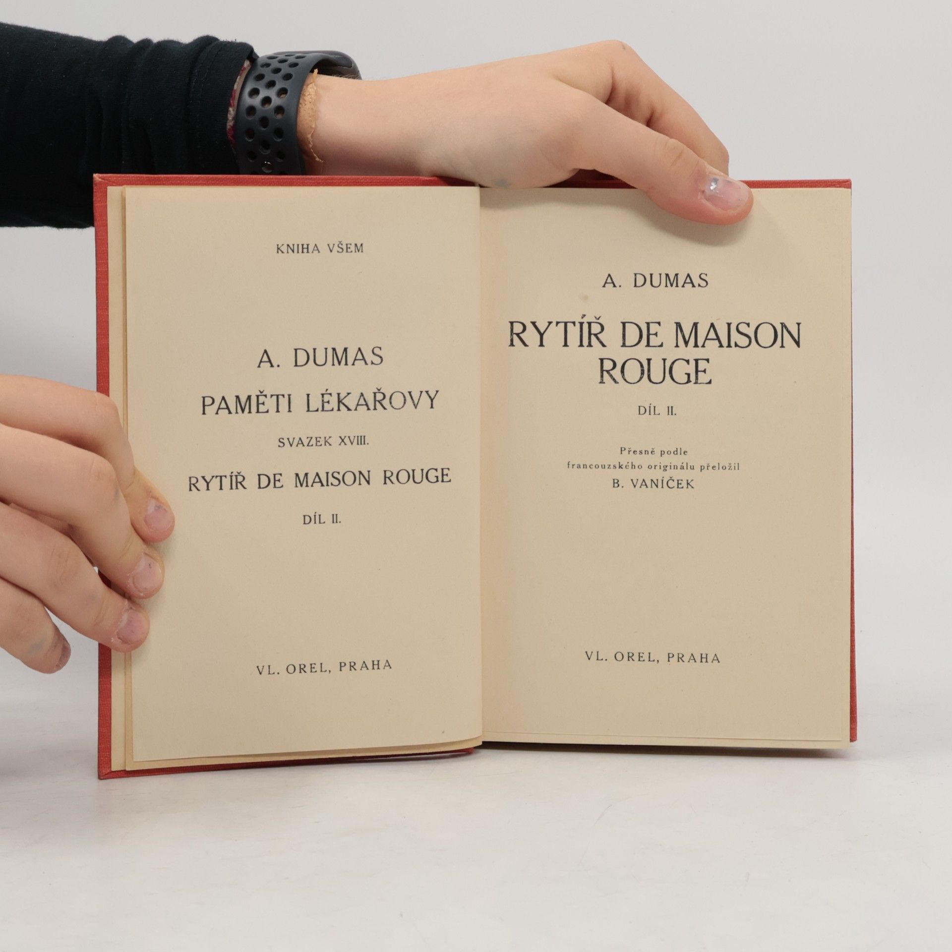 Alexandre Dumas starší Paměti lékařovy: Rytíř de Maison-Rouge - Díly I., II.