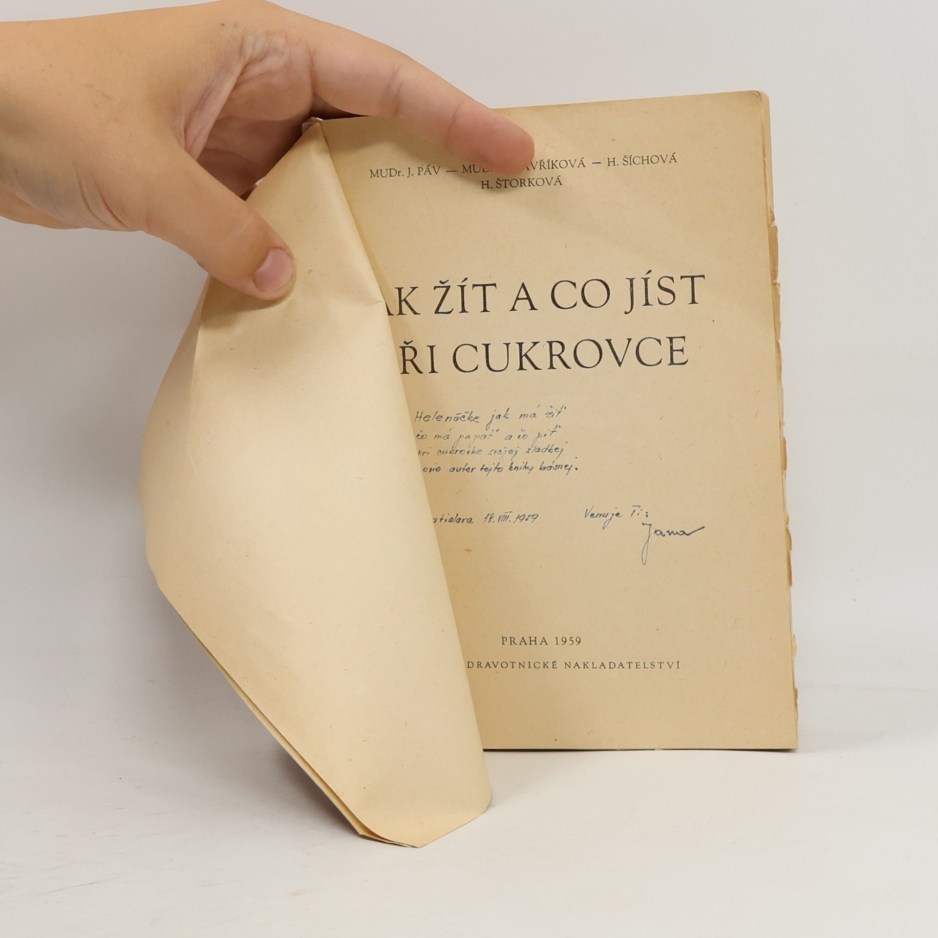 Various authors Jak žít a co jíst při cukrovce