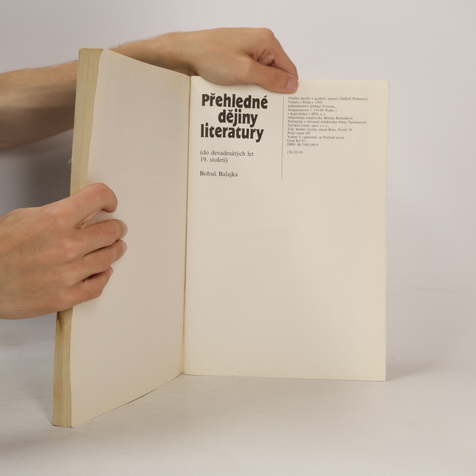 Bohumil Balajka Přehledné dějiny literatury 1