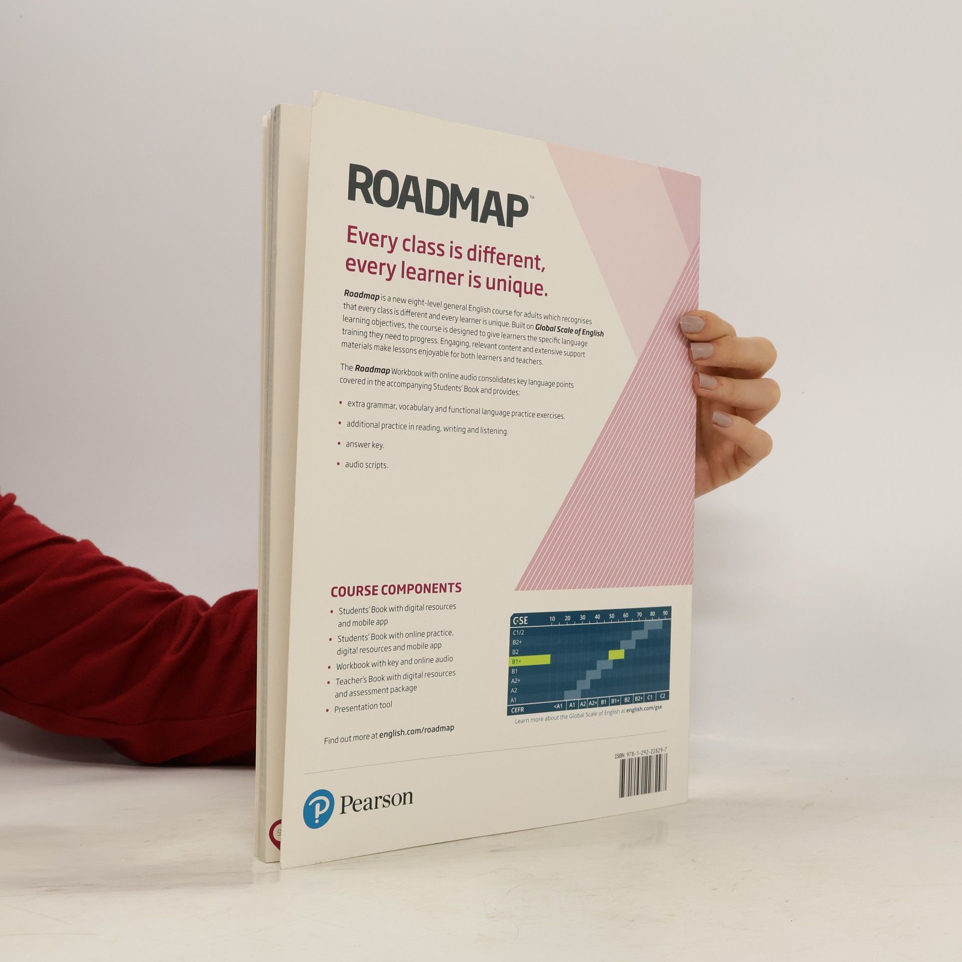 Kolektiv autorů Roadmap B1+ Intermediate Workbook w/ Online Audio (w/ key)