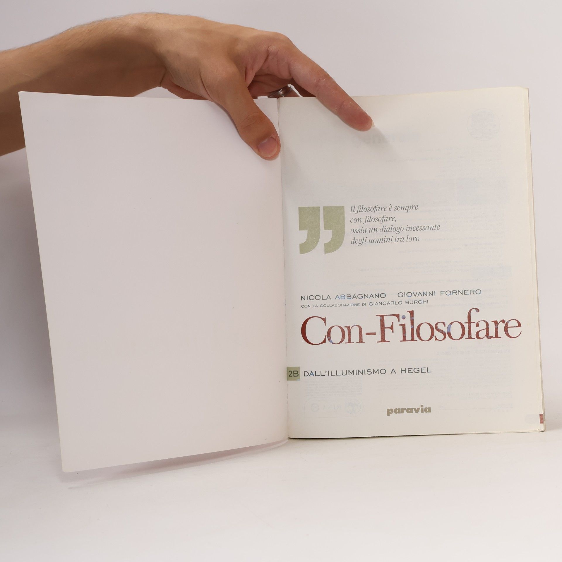 Nicola Abbagnano Con-Filosofare