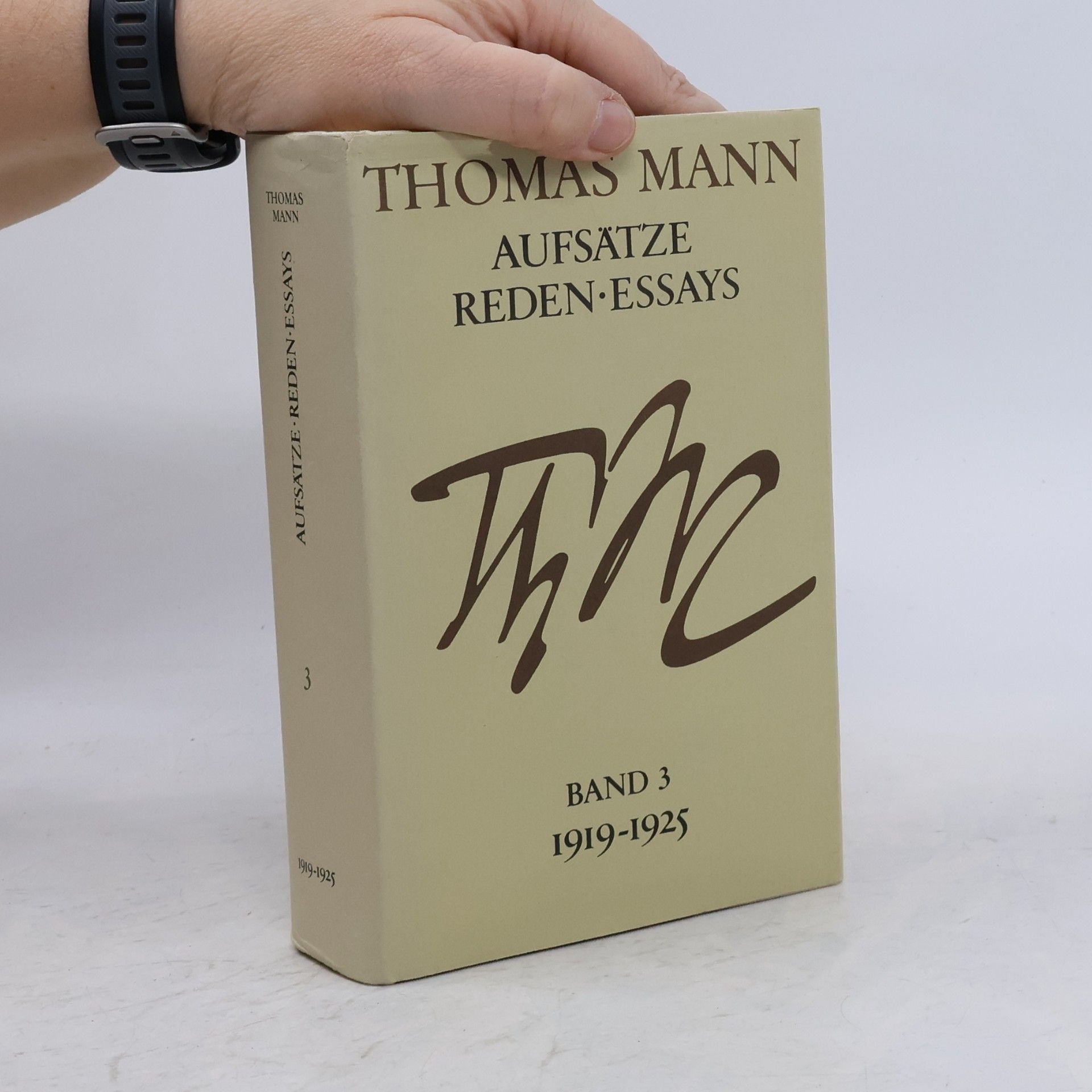 Thomas Mann Aufsätze reden. Essays 3. 1919-1925