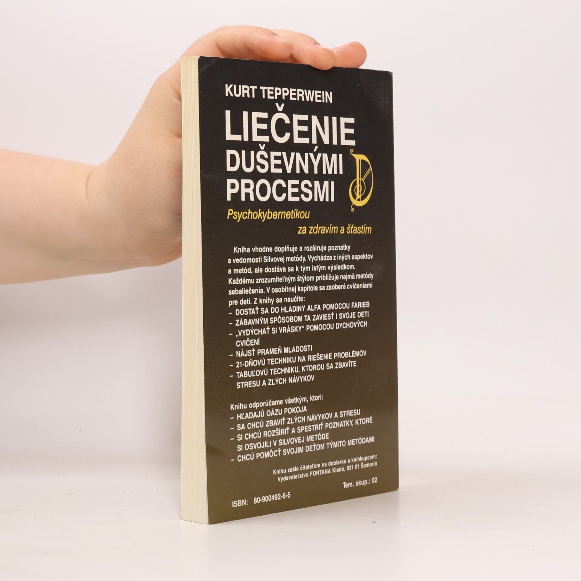 Kurt Tepperwein Liečenie duševnými procesmi