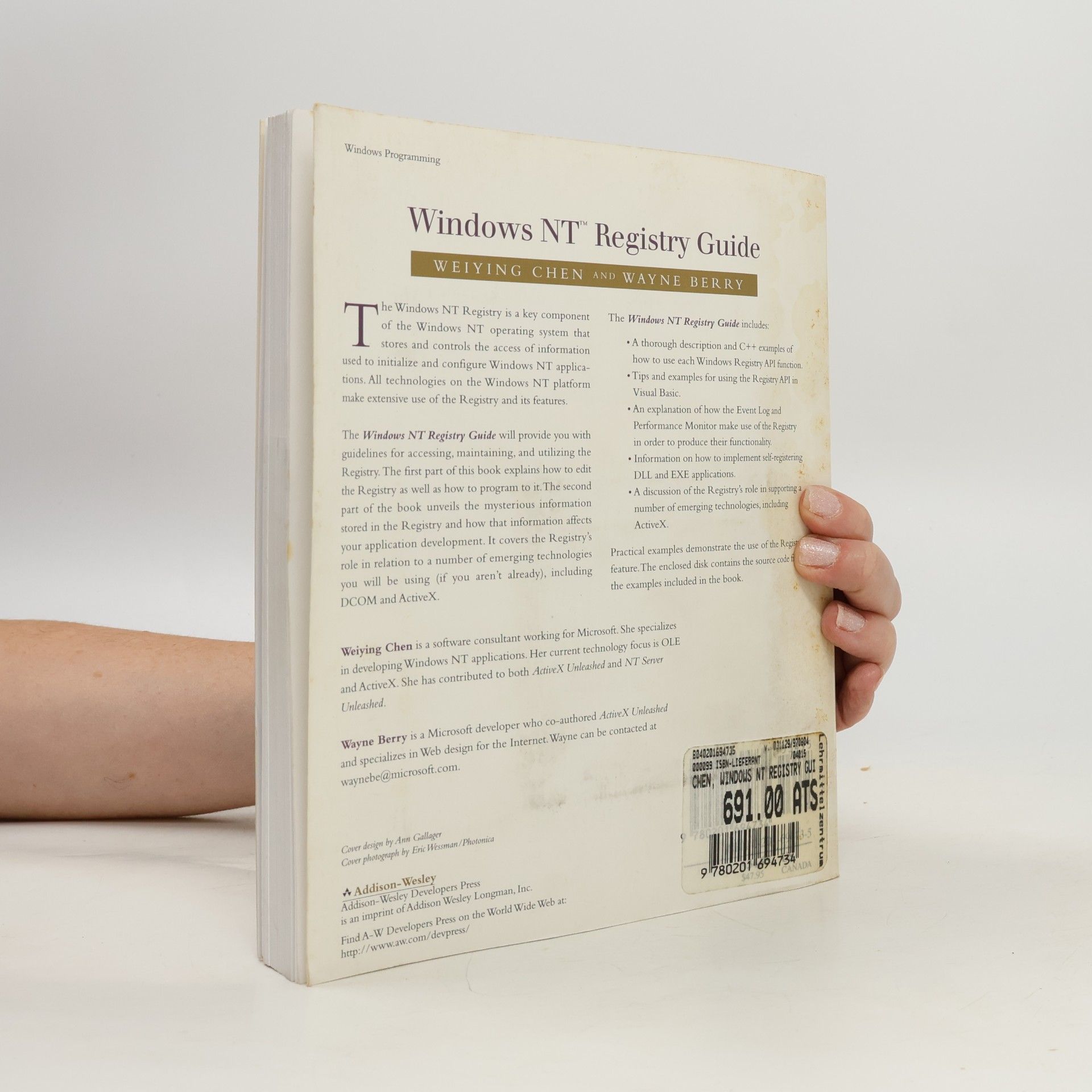 Weiying Chen Windows NT Registry Guide