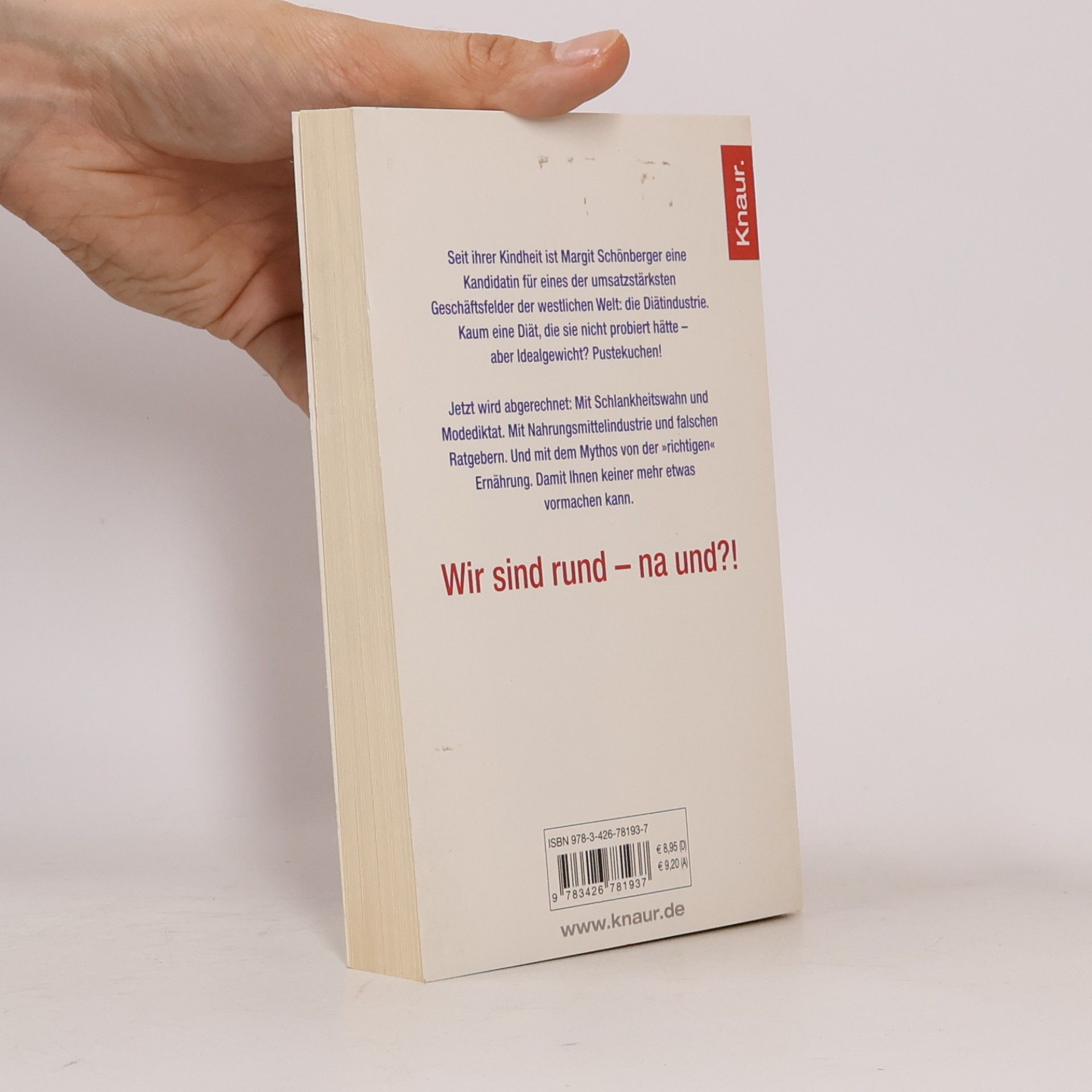 Margit Schönberger Das Diätenhasser-Buch