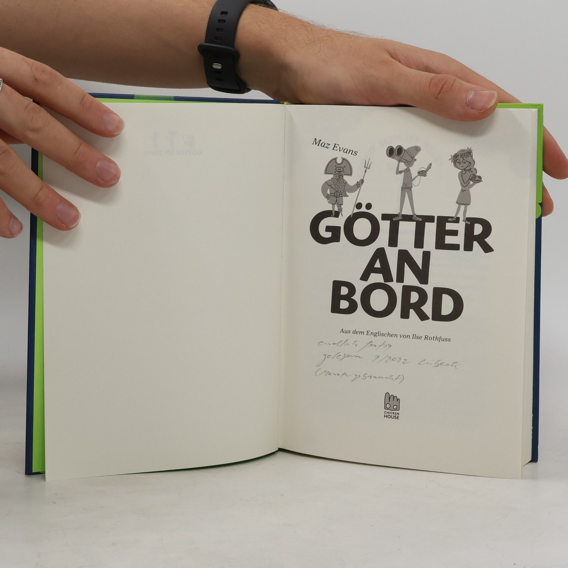 Maz Evans Götter an Bord