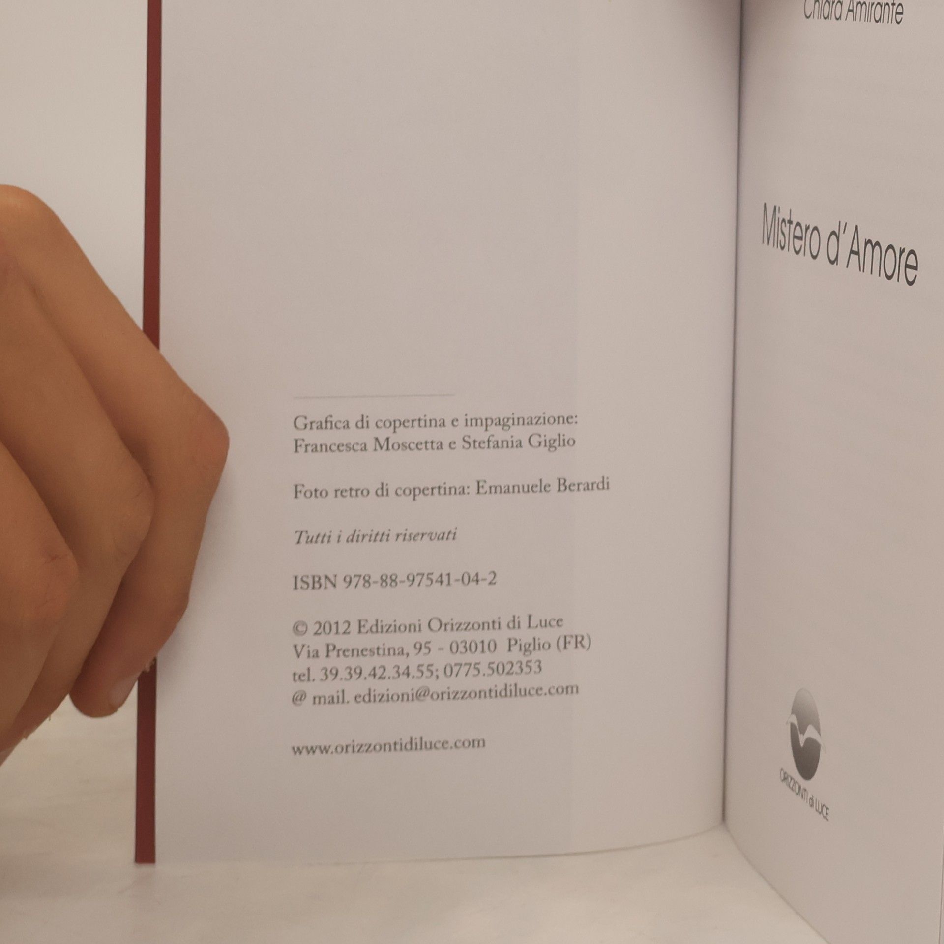Chiara Amirante Mistero d'amore. Un cammino per vivere l'esperienza pasquale