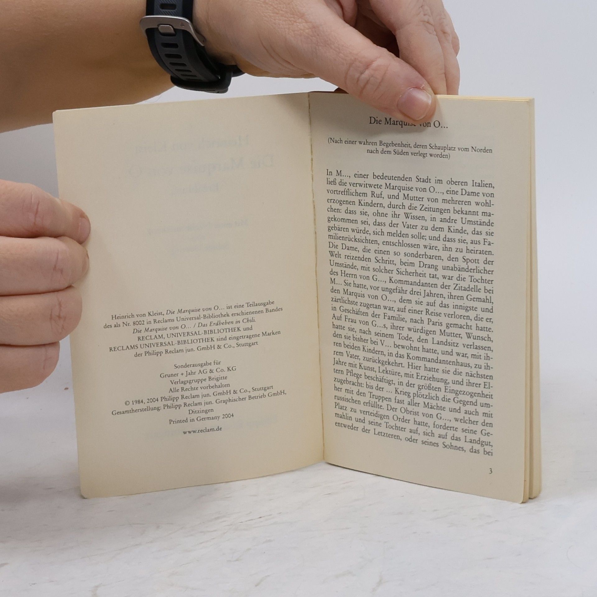 Heinrich von Kleist Die Marquise von O...