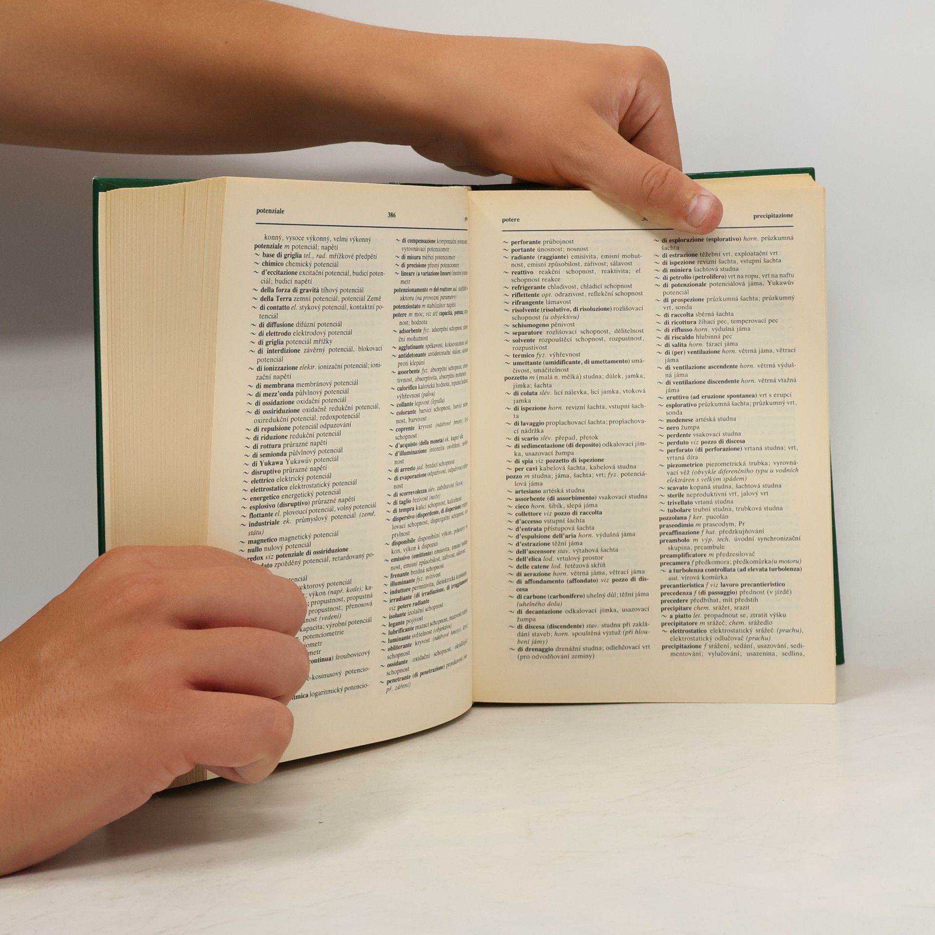 Antonín Radvanovský Italsko-český a česko-italský technický slovník. Dizionario tecnico italiano-ceco e ceco-italiano