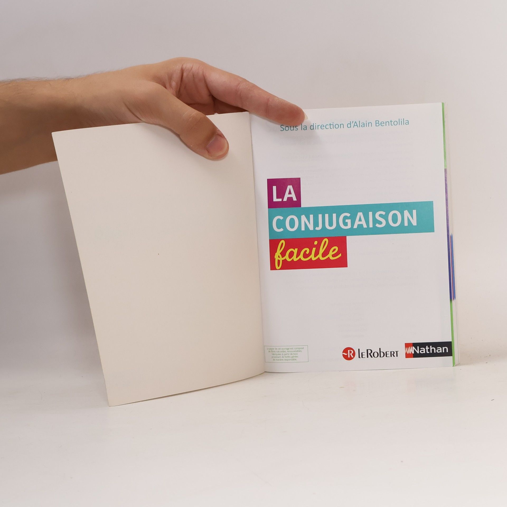 Alain Bentolila La conjugaison facile
