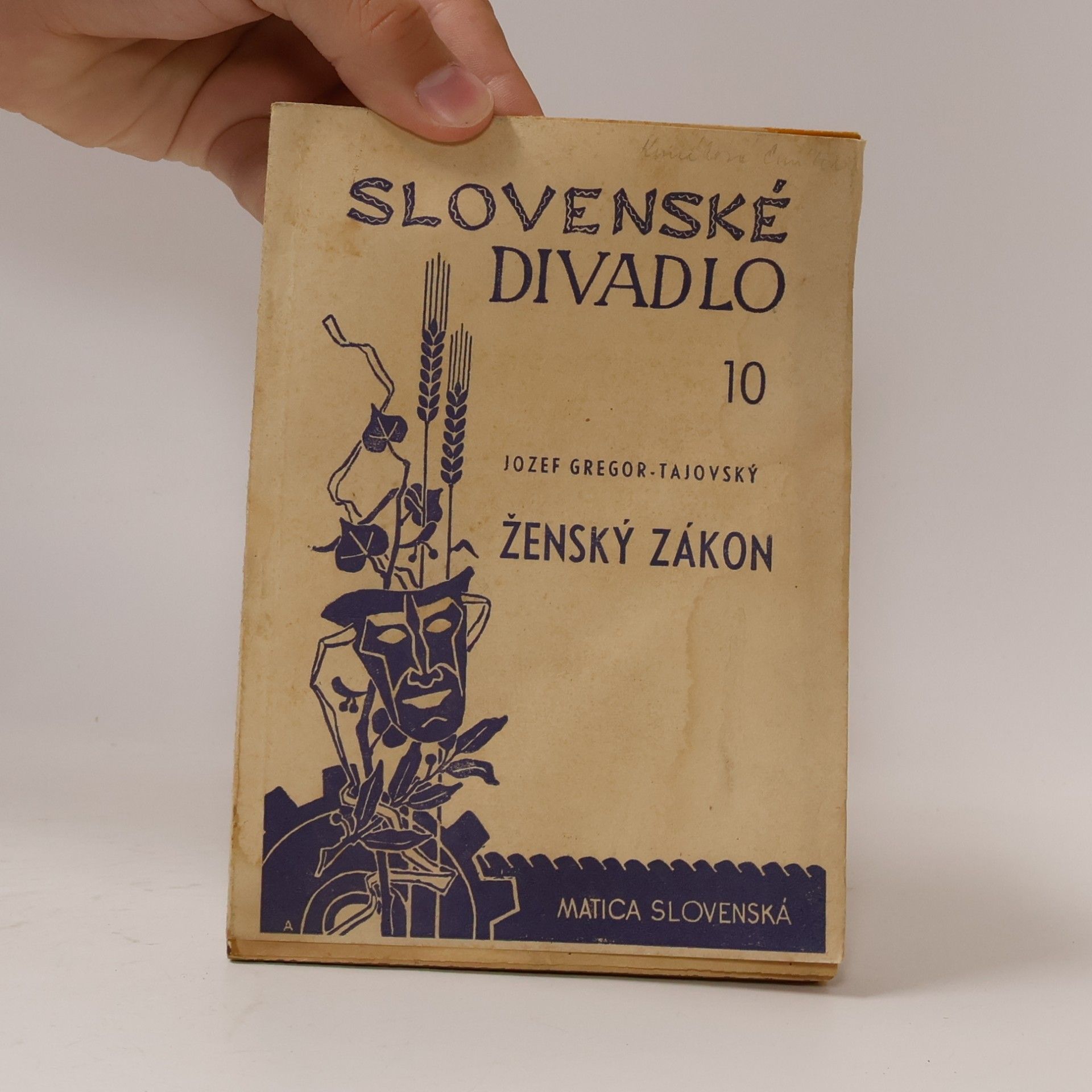 Jozef Gregor Tajovský Ženský zákon