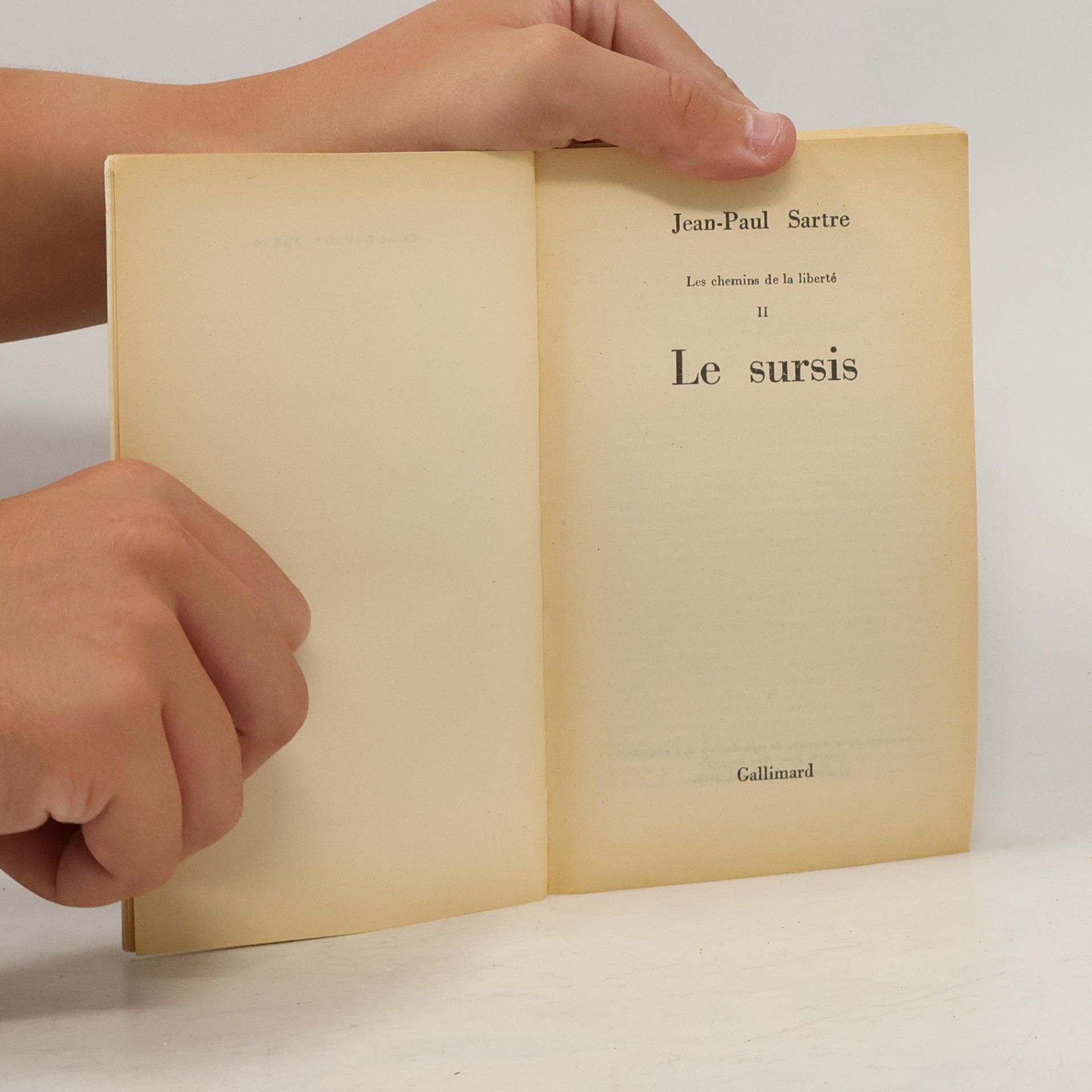 Jean-Paul Sartre Le Sursis