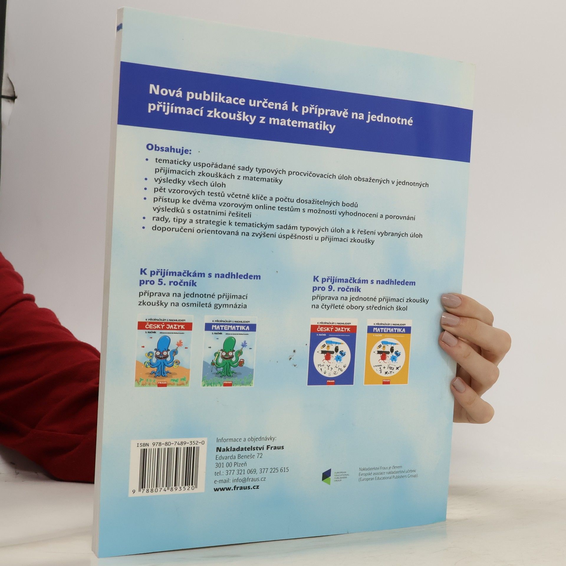 Hana Kuřítková K přijímačkám s nadhledem : příprava na jednotné přijímací zkoušky : matematika, 5. ročník