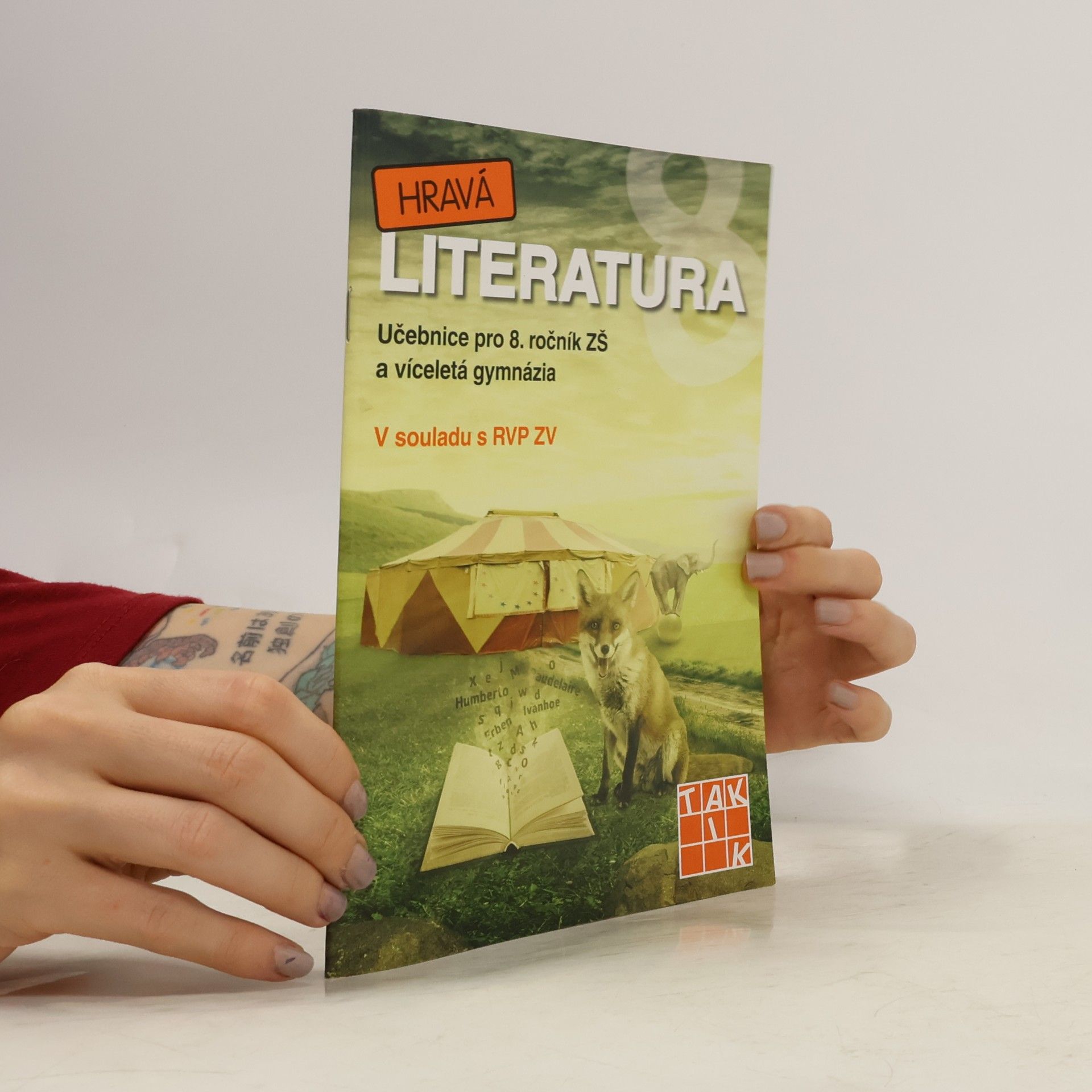 Michaela Jindráčková Hravá literatura: učebnice pro 8. ročník ZŠ a víceletá gymnázia