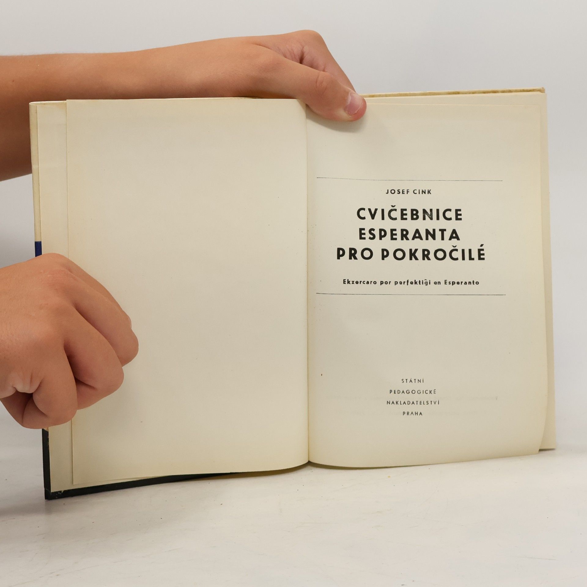 Josef Cink Cvičebnice esperanta pro pokročilé