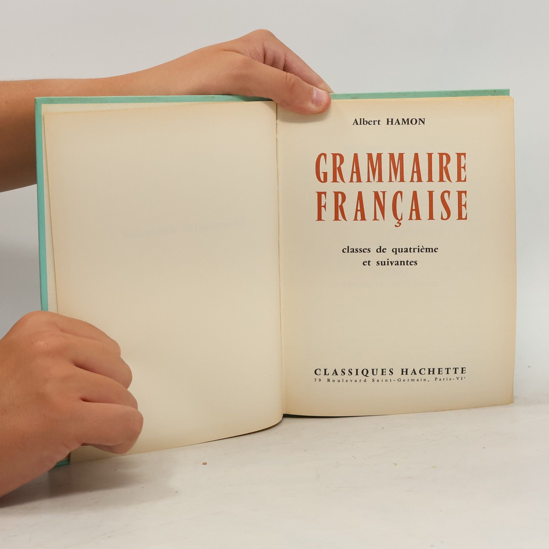 Albert Hamon Grammaire Française