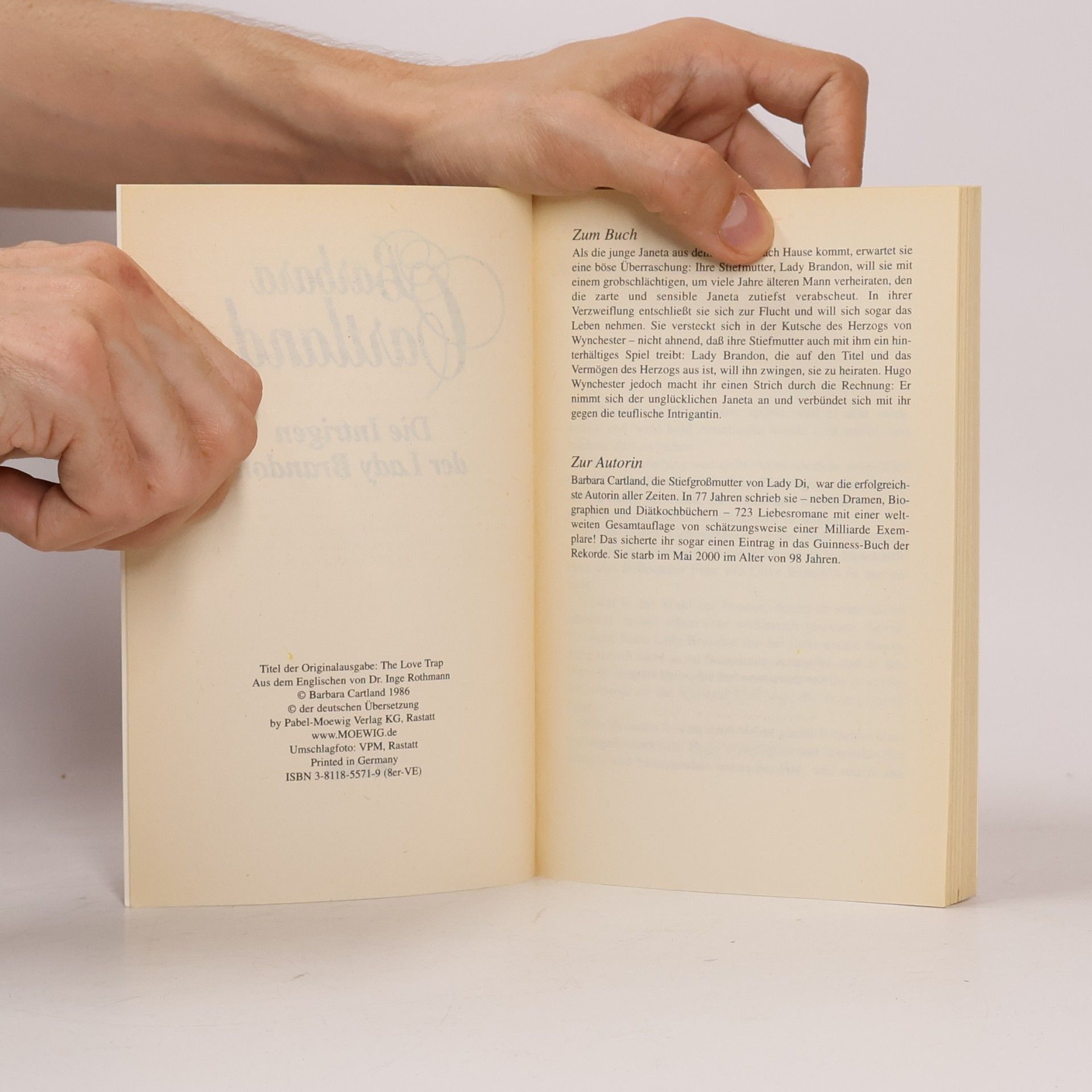 Barbara Cartland Die Intrigen der Lady Brandon