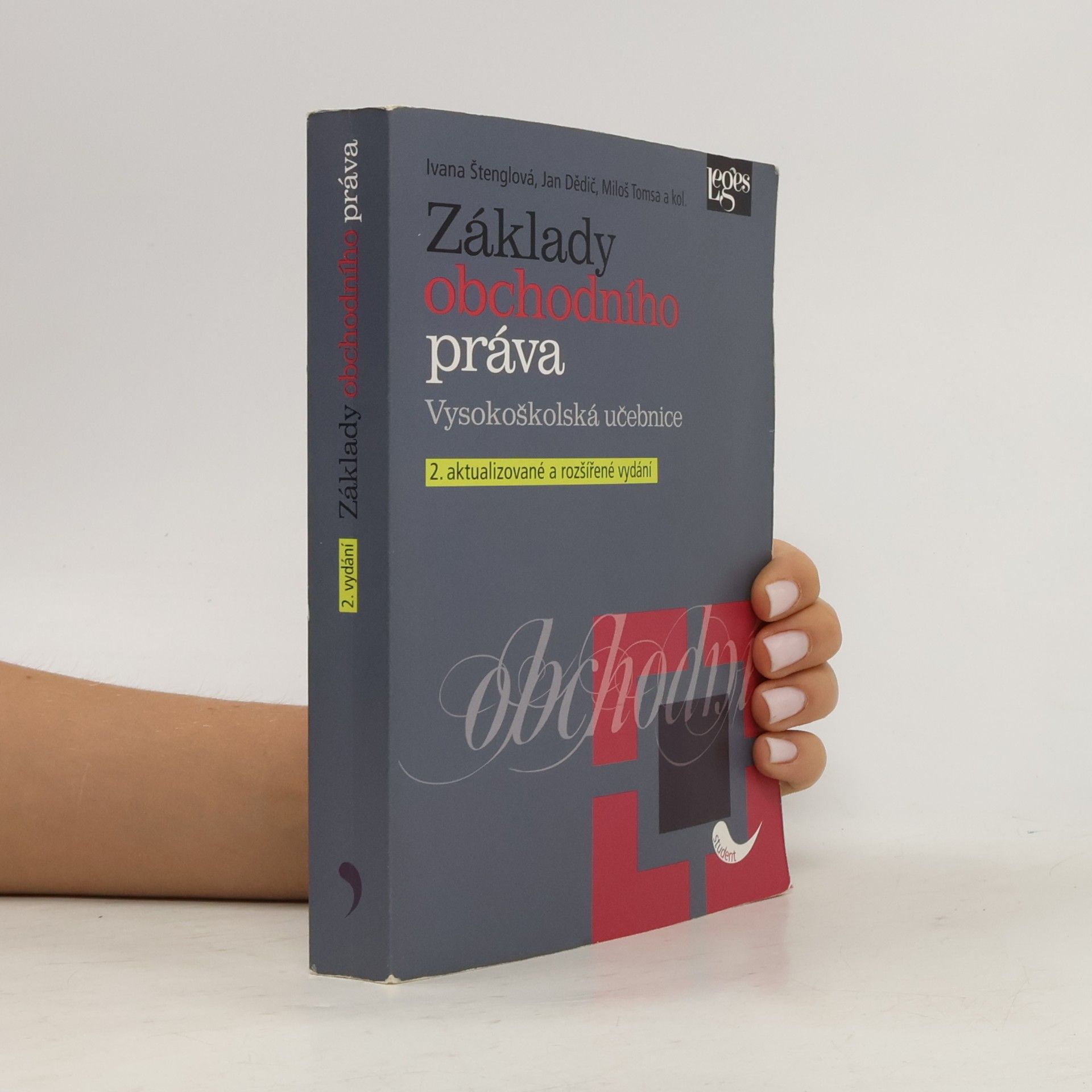 Milan Tomsa Základy obchodního práva