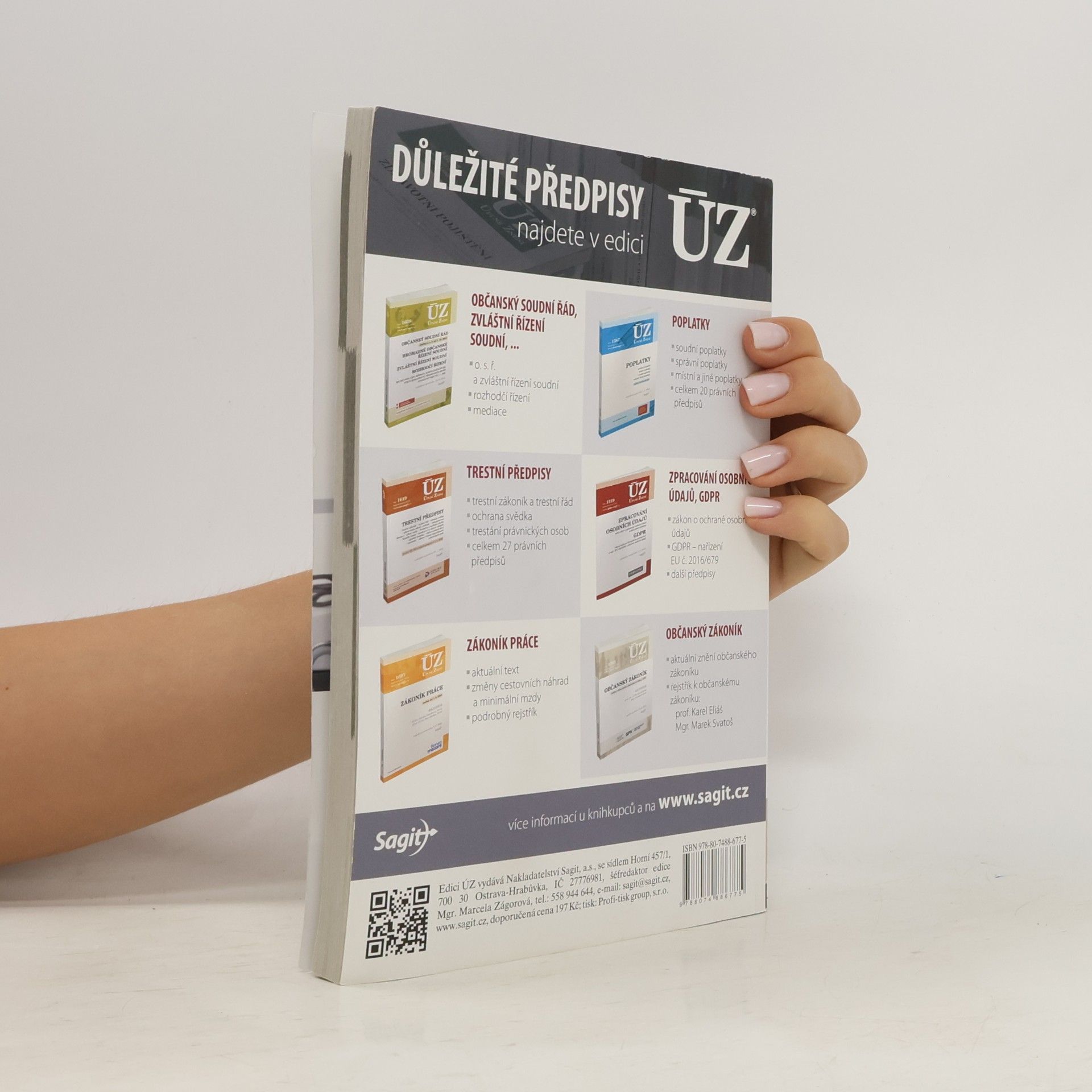 Various authors Úplné znění. Zákony o právnických profesích: advokáti, notáři, soudy a soudci