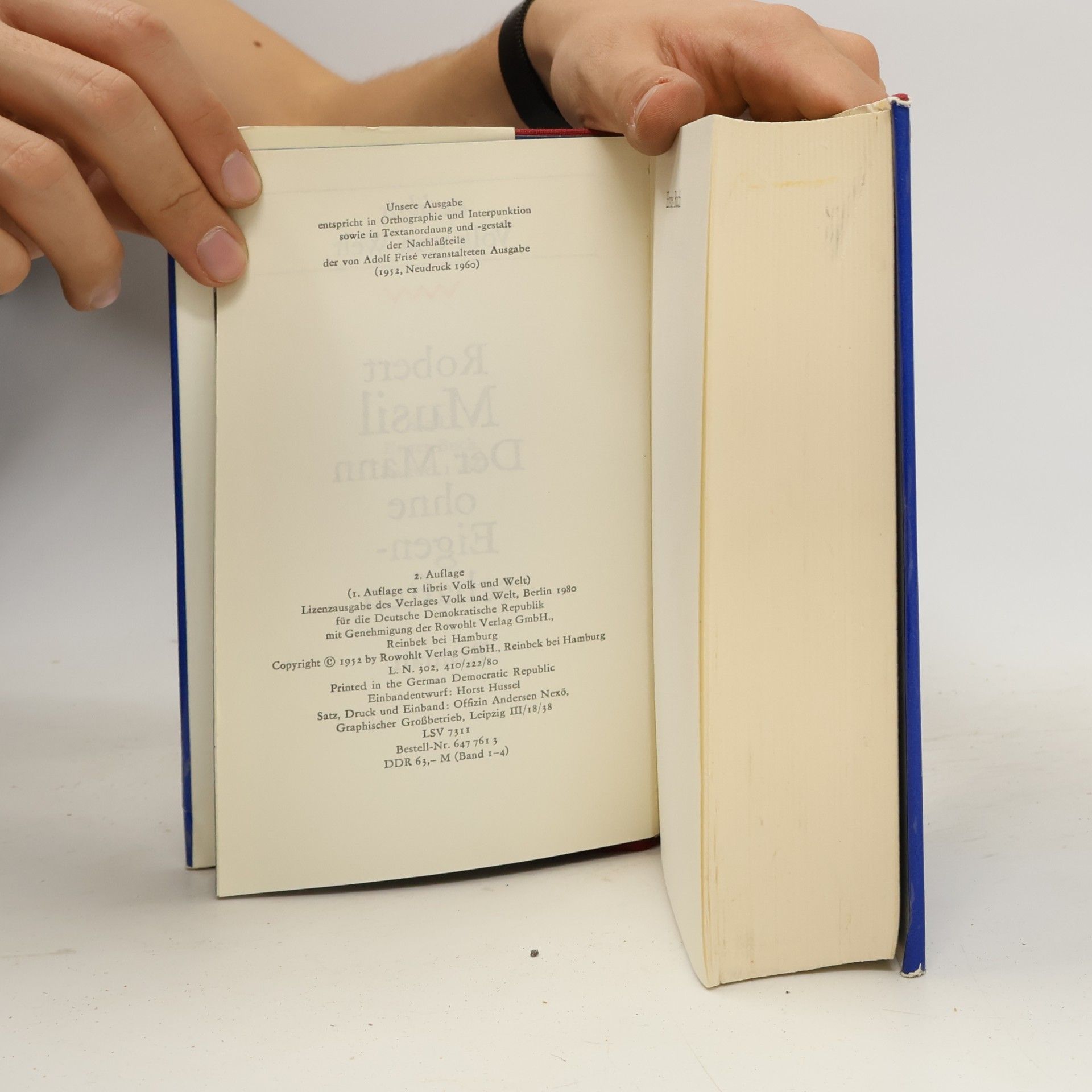 Robert Musil Der Mann ohne Eigenschaften 1