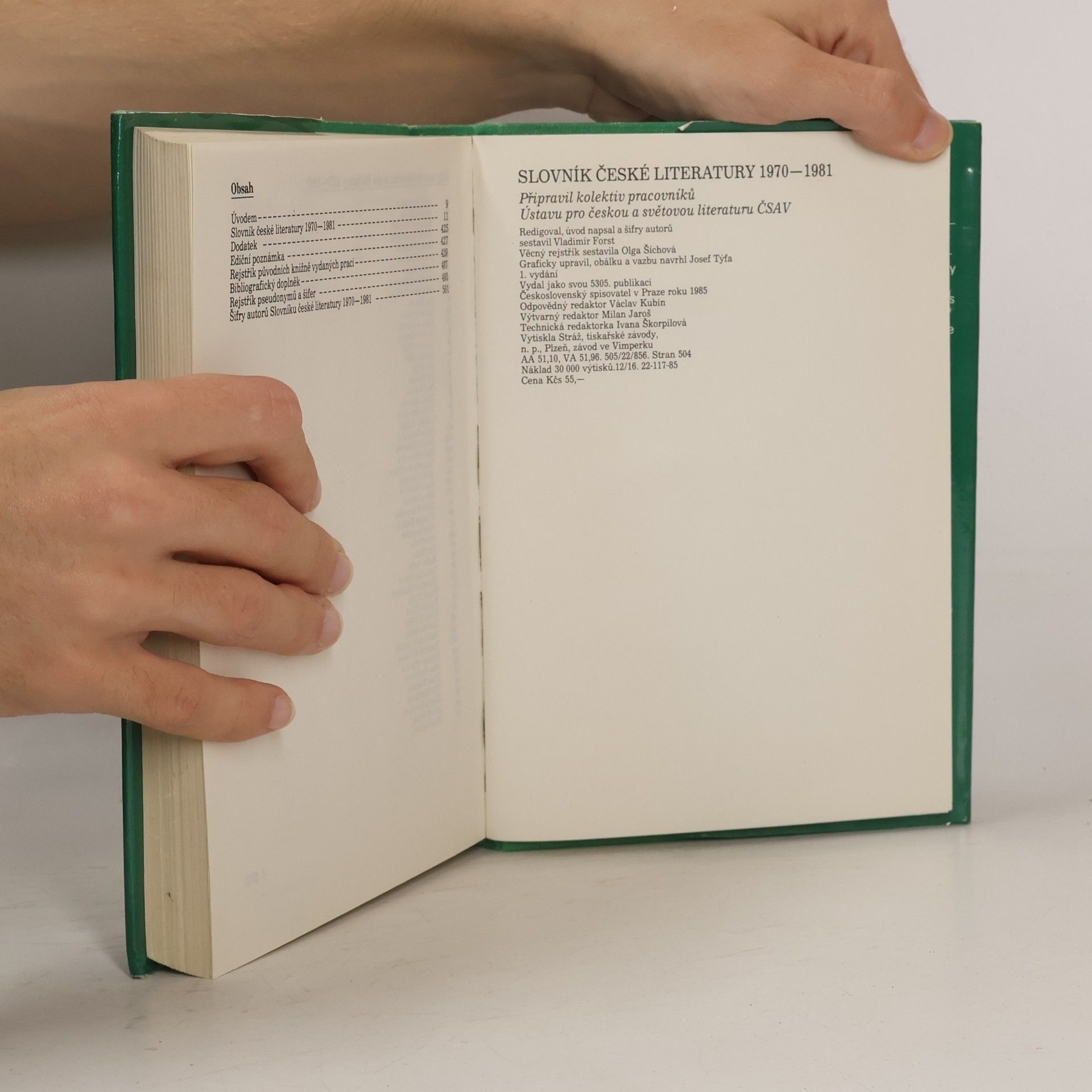 Vladimír Forst Slovník české literatury 1970-1981