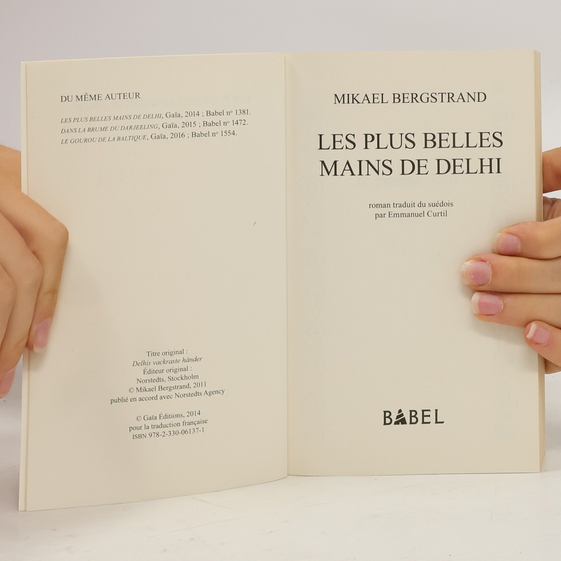 Mikael Bergstrand Babel: Les plus belles mains de Delhi