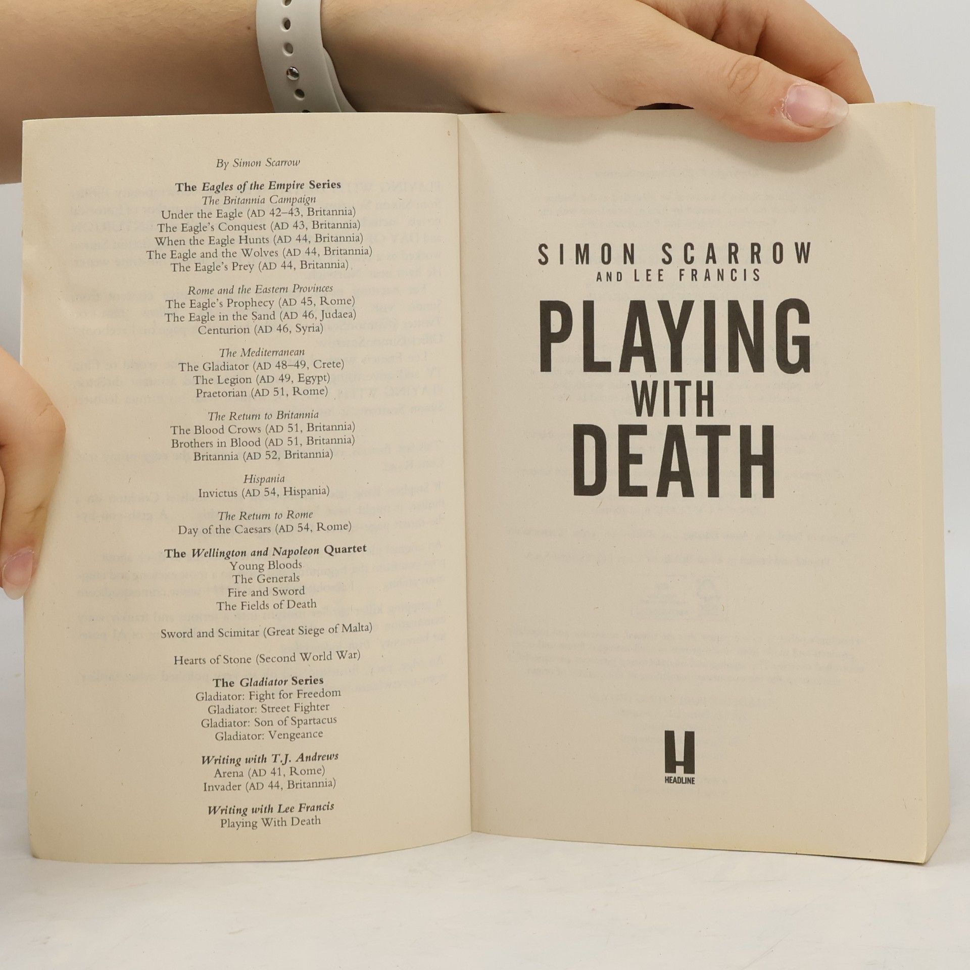 Simon Scarrow Playing With Death