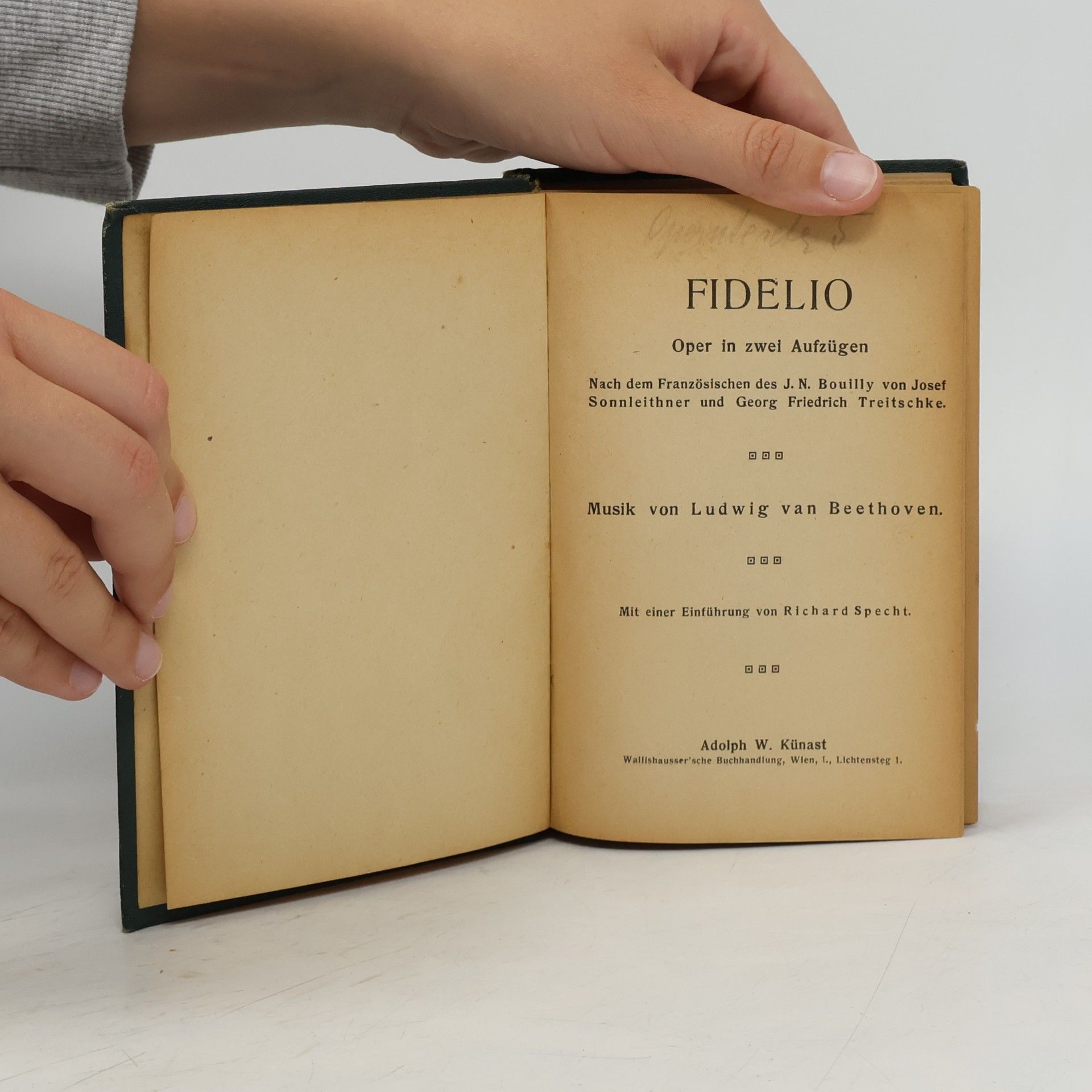 Ludwig van Beethoven Fidelio (Oper in zwei Aufzügen)