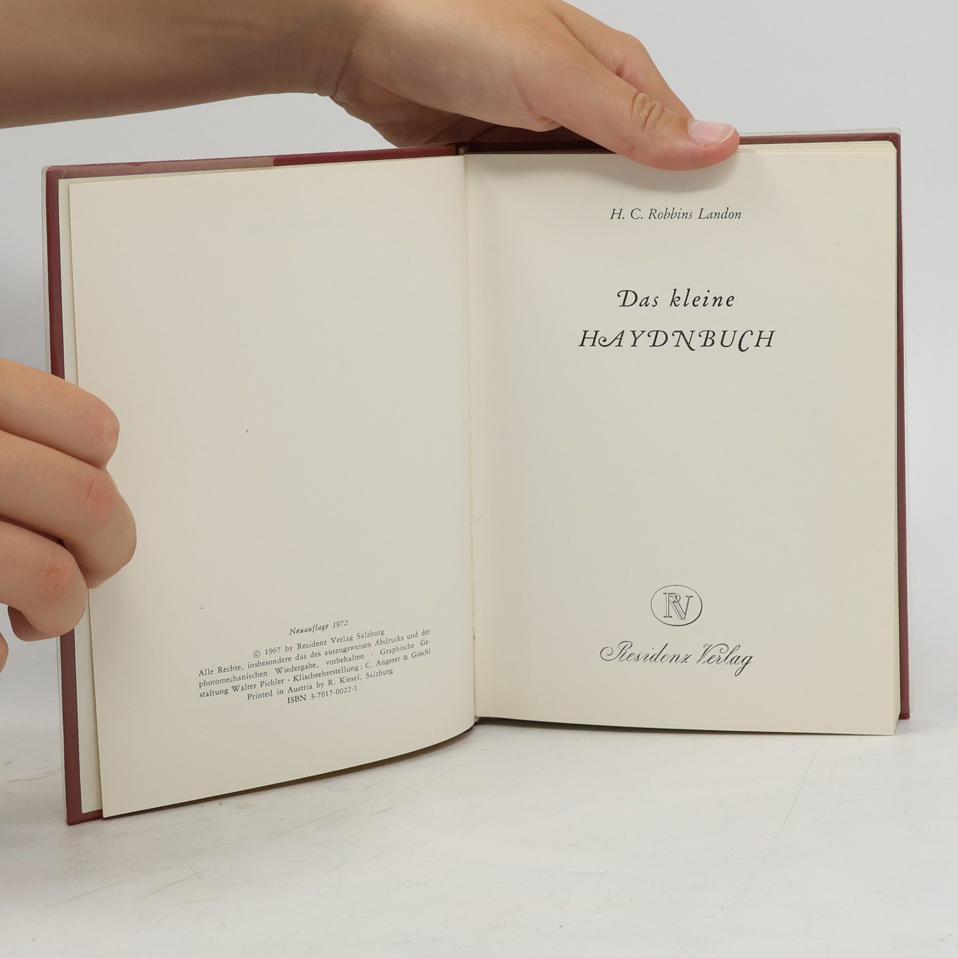 Howard Chandler Robbins Landon Das kleine Haydnbuch