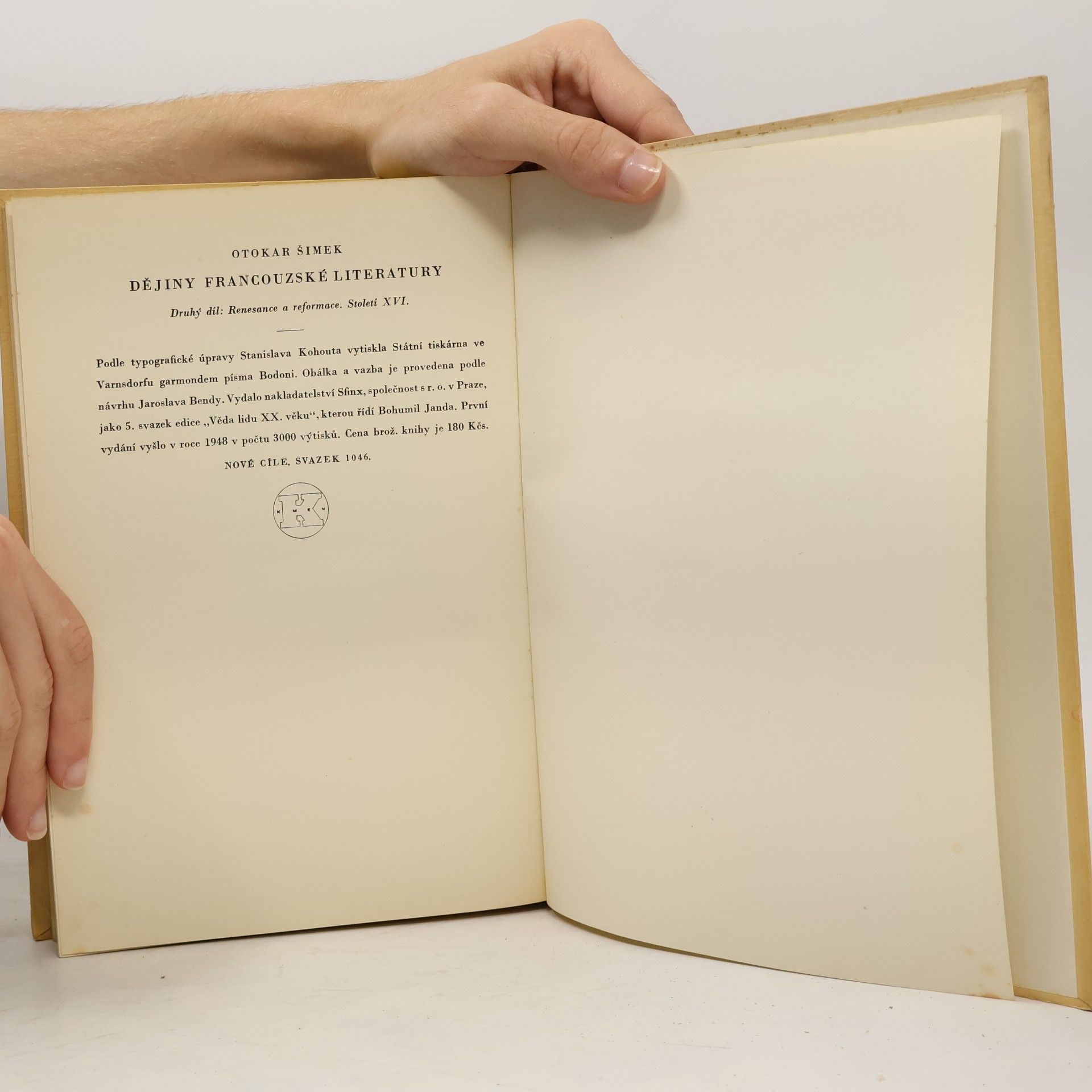 Otokar Šimek Dějiny francouzské literatury II