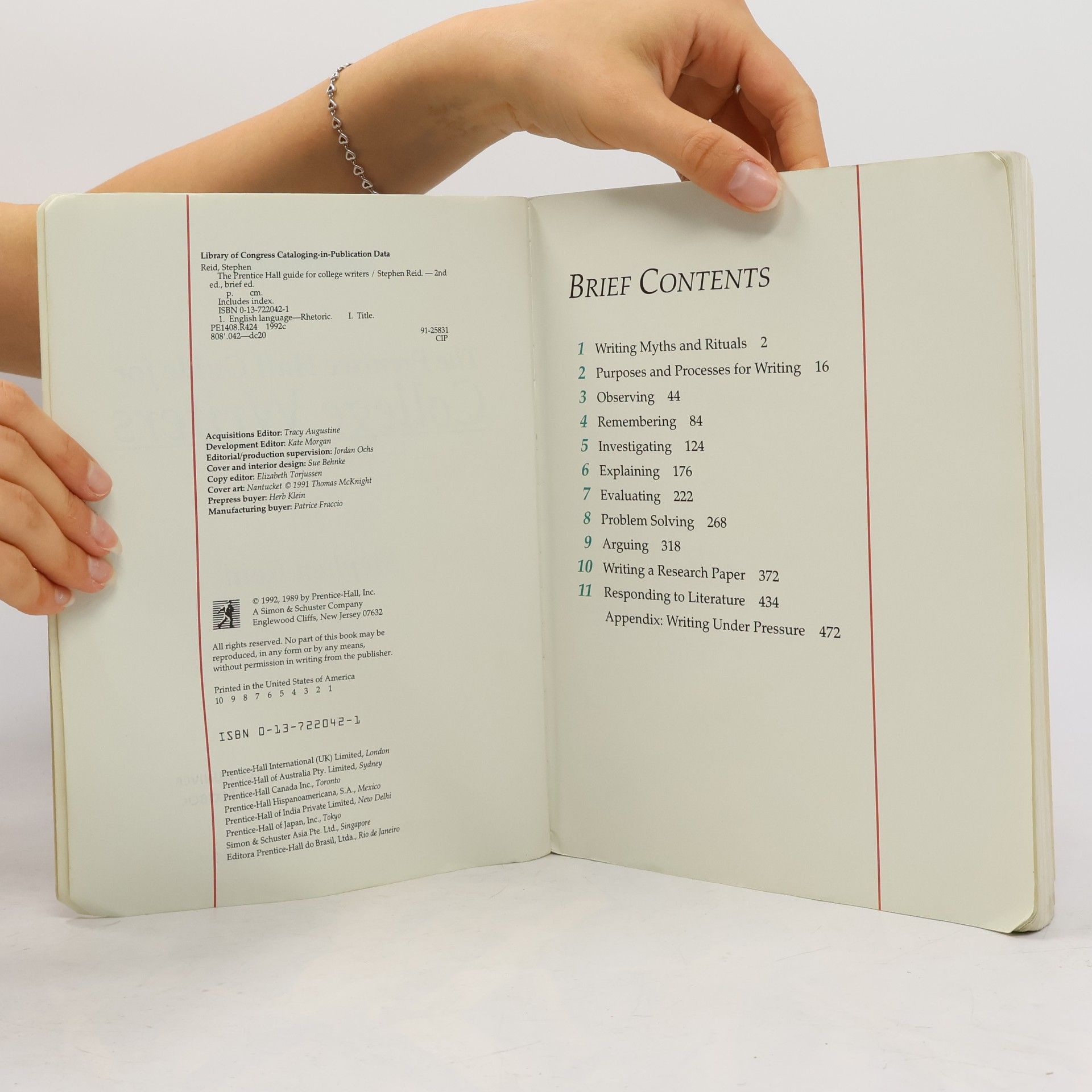 Stephen P. Reid The Prentice Hall Guide for College Writers