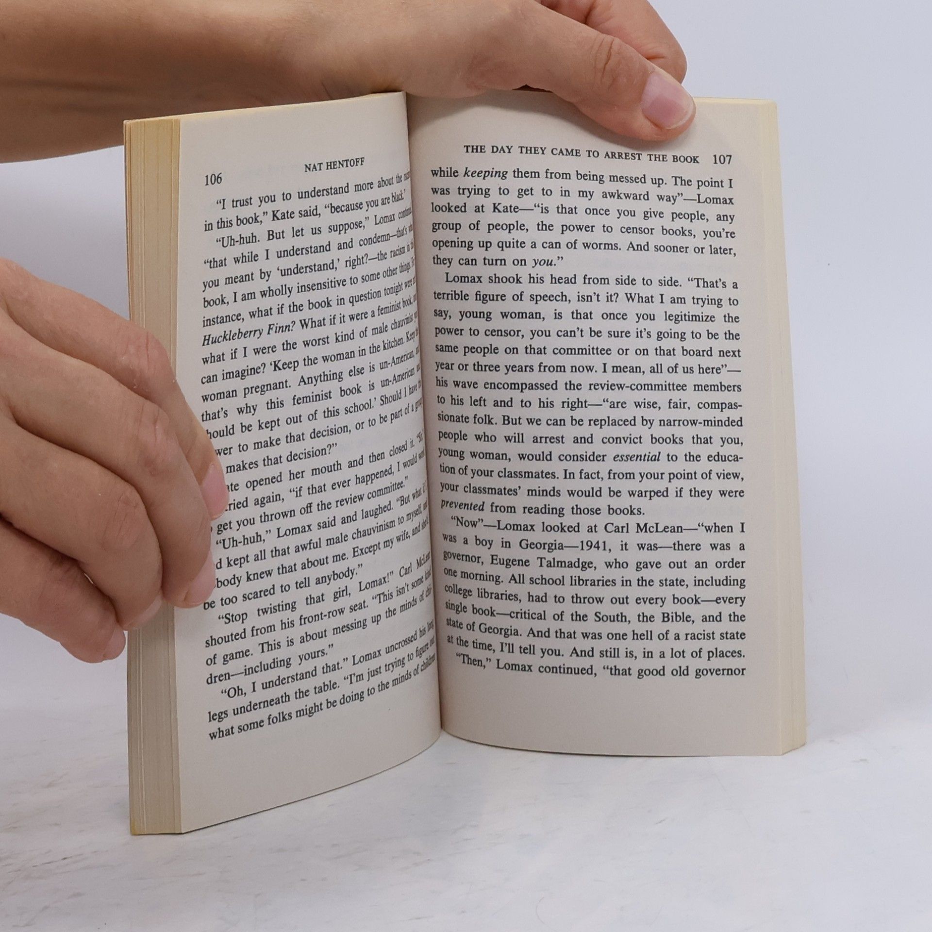 Nat Hentoff The Day They Came to Arrest the Book