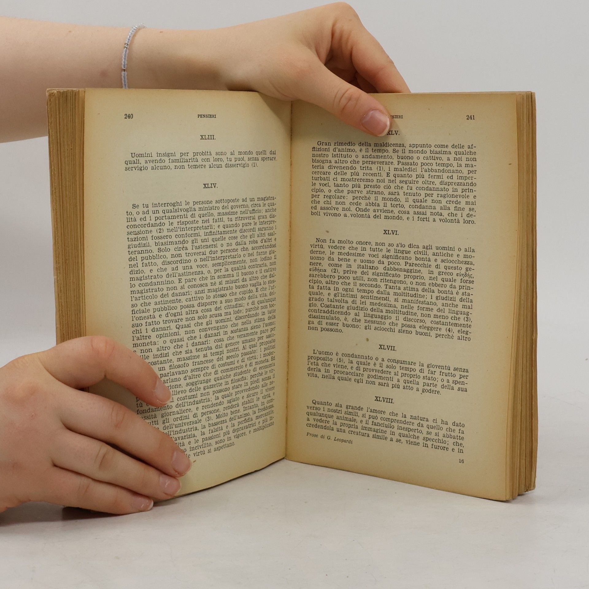 Giacomo Leopardi Prose