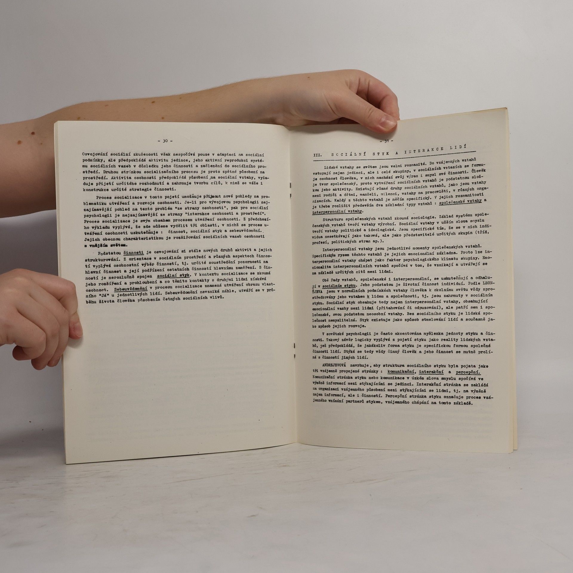 Jitka Čížková Úvod do sociální psychologie pro vychovatele
