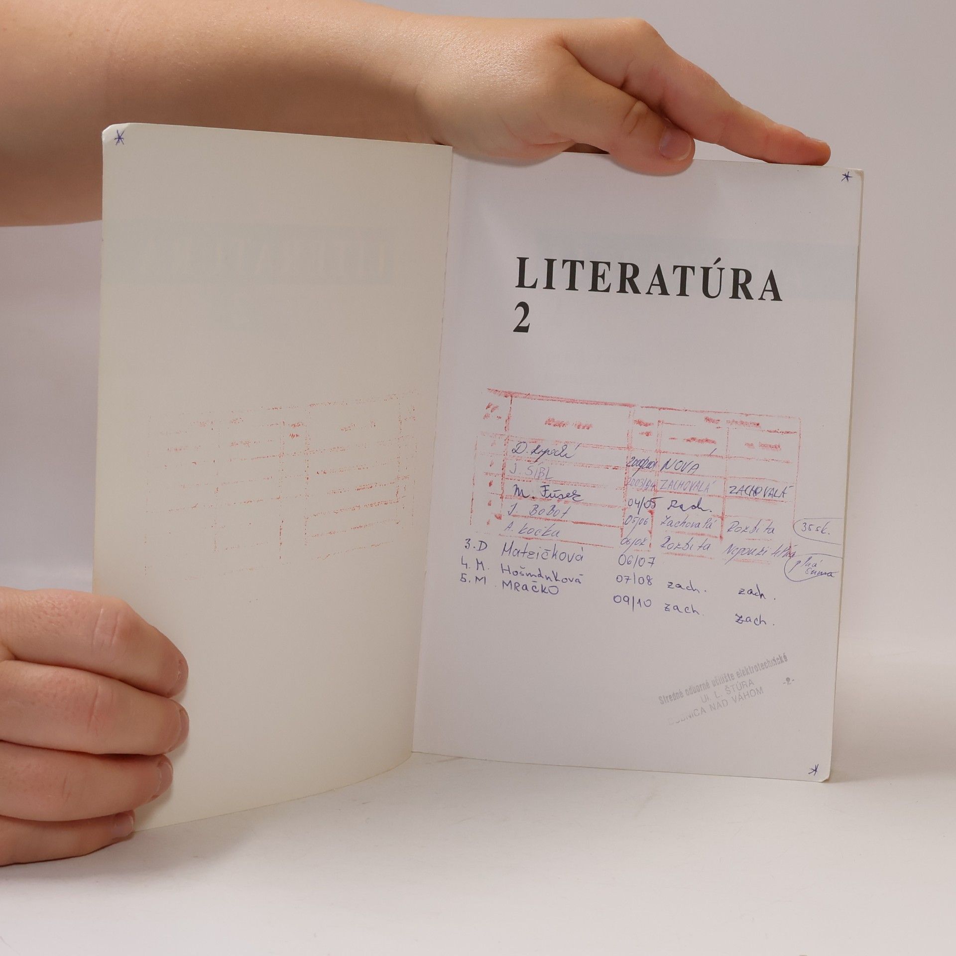 Viliam Obert Literatúra 2 pre 2. ročník gymnázií a stredných škôl