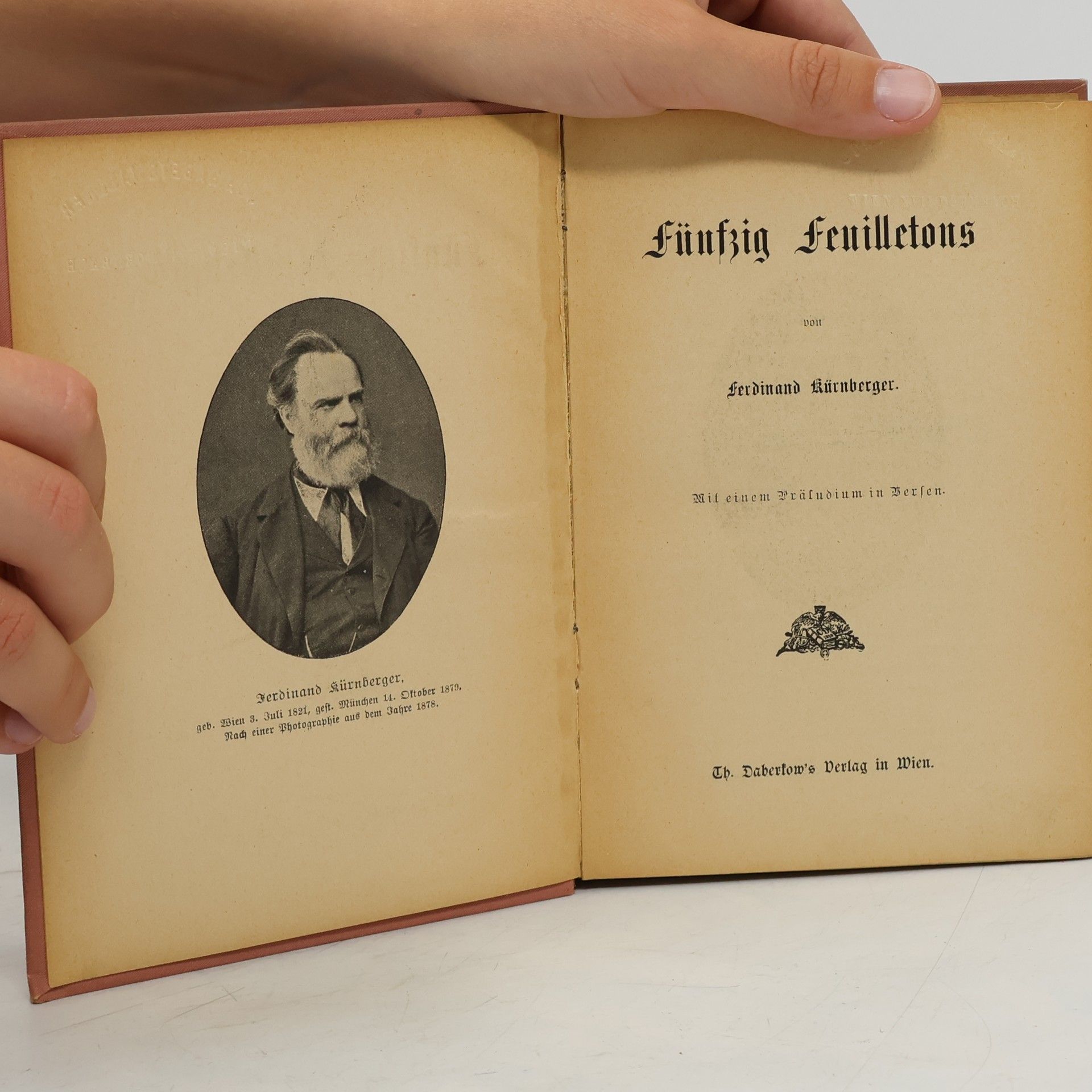 Ferdinand Kürnberger Fünfzig Feuilletons