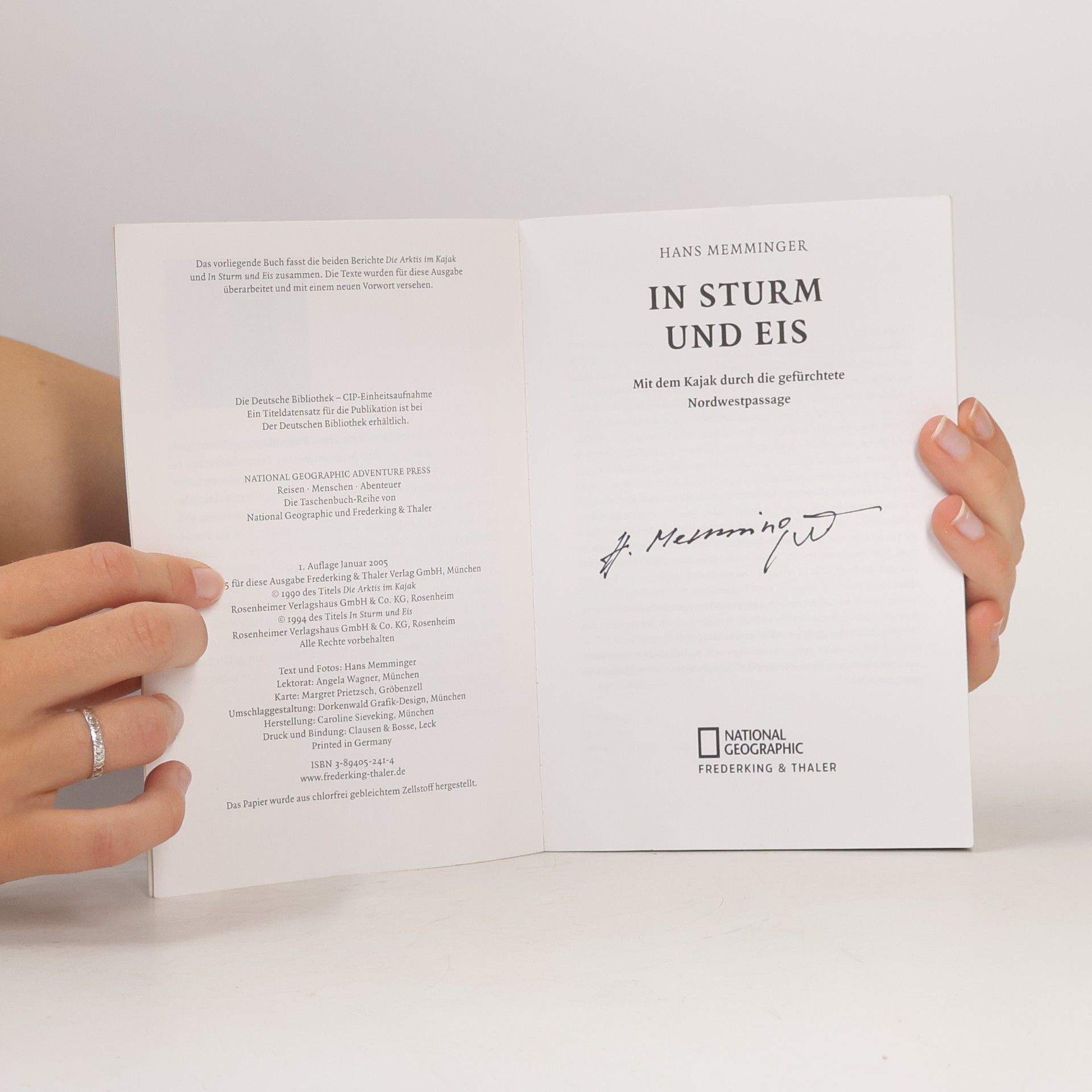 Hans Memminger In Sturm und Eis