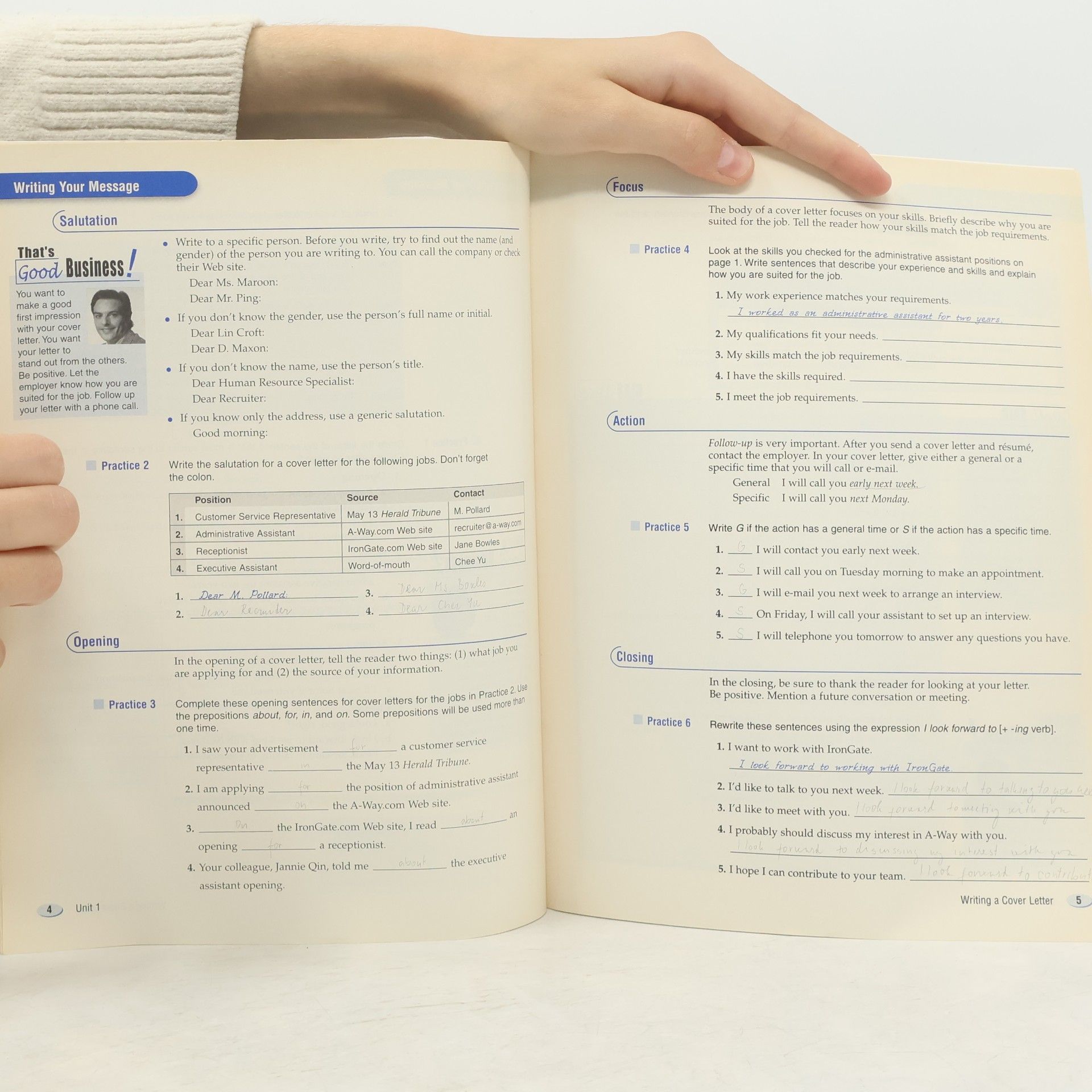 Lin Lougheed Business Correspondence