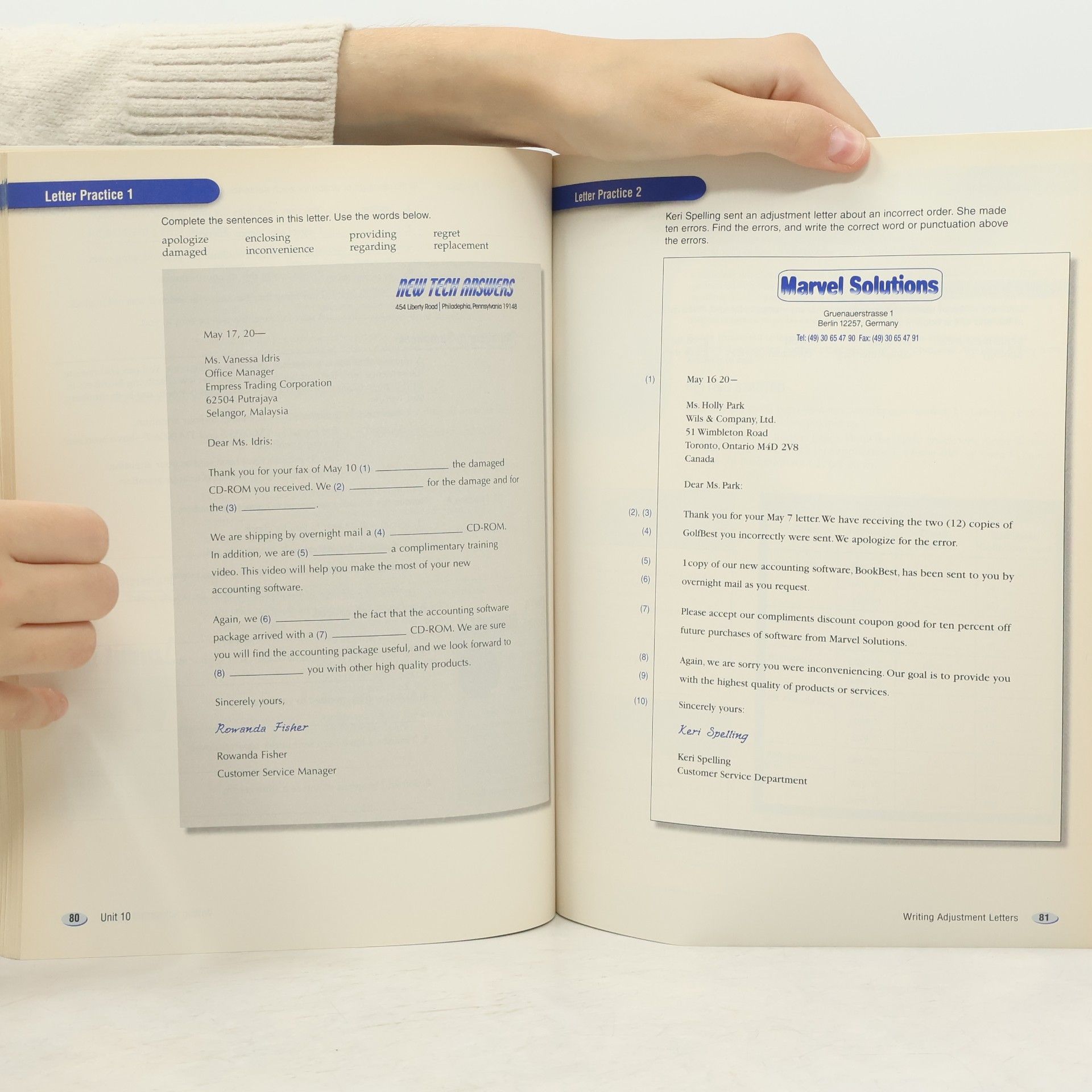Lin Lougheed Business Correspondence