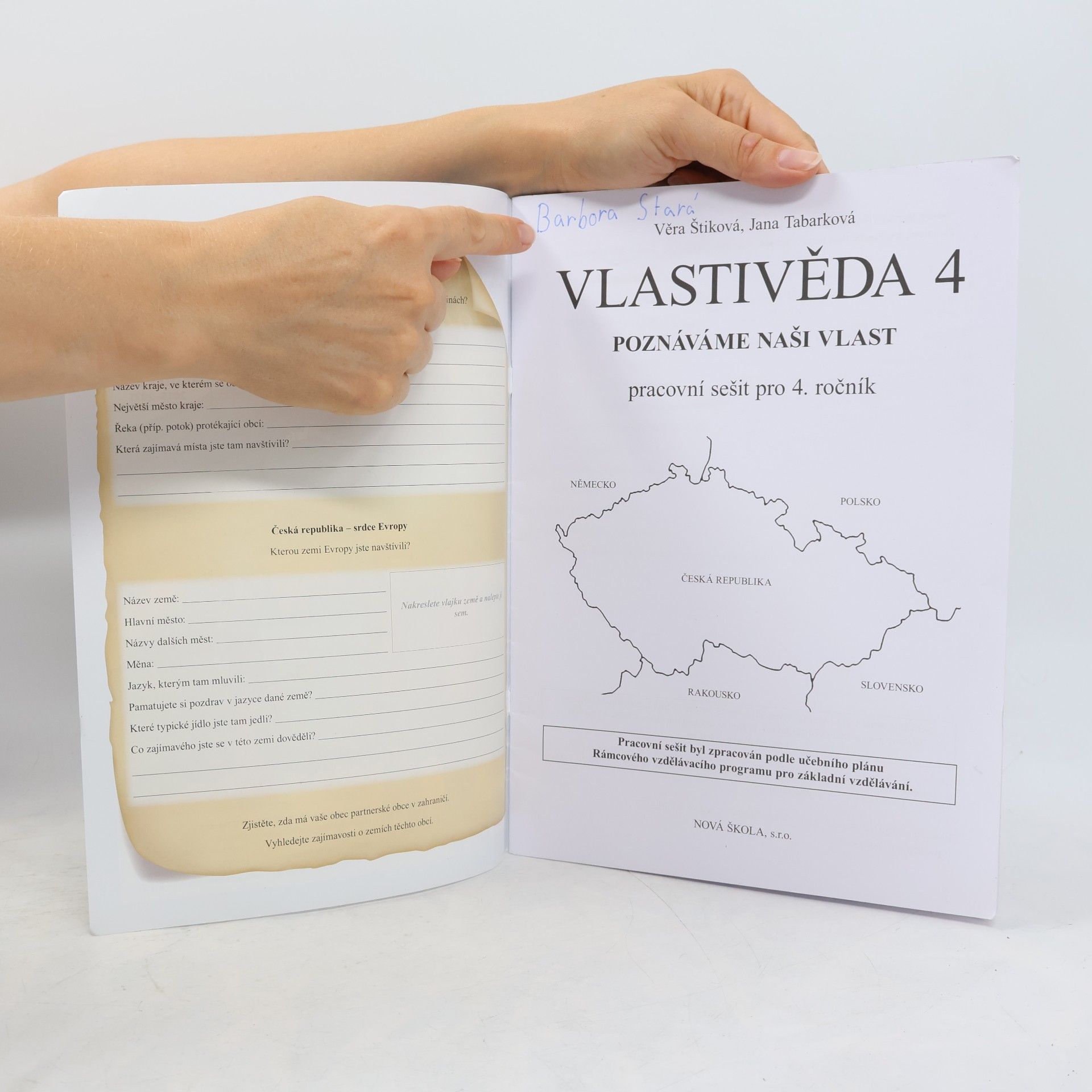 Autores varios Vlastivěda 4. Poznáváme naši vlast. Pracovní sešit pro 4. ročník