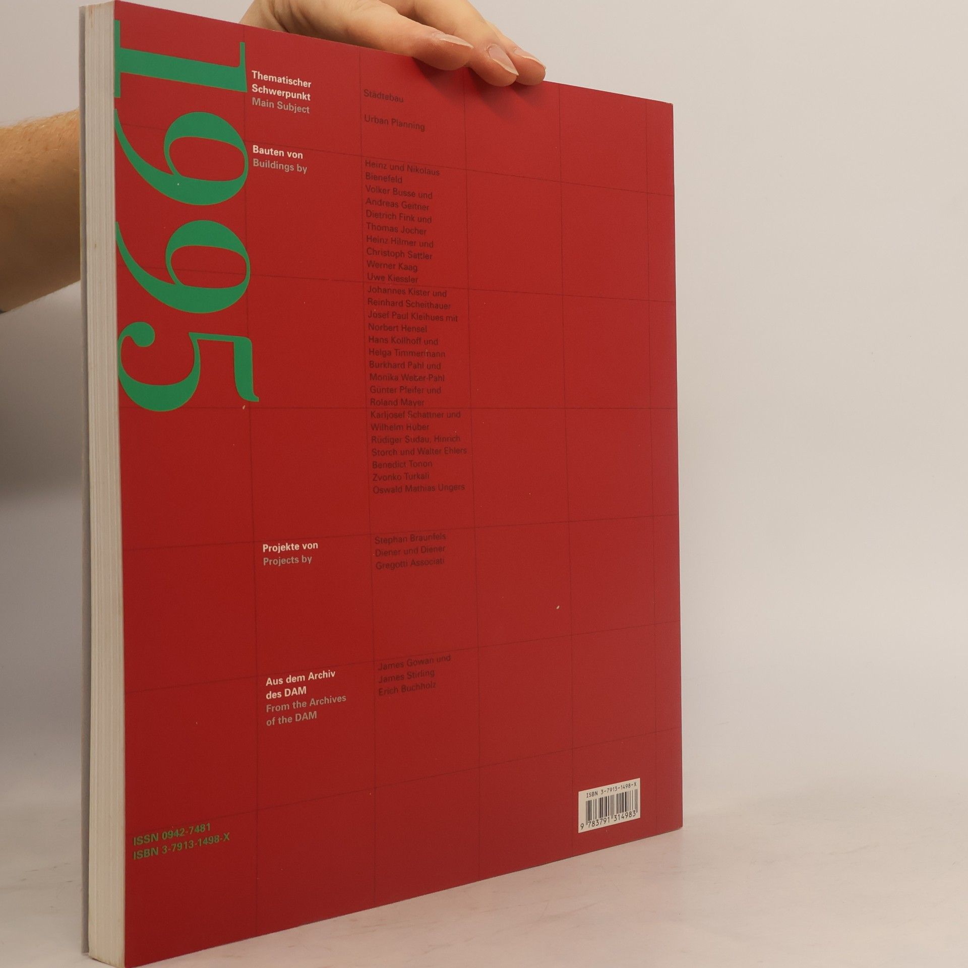 Various authors DAM Architektur Jahrbuch 1995
