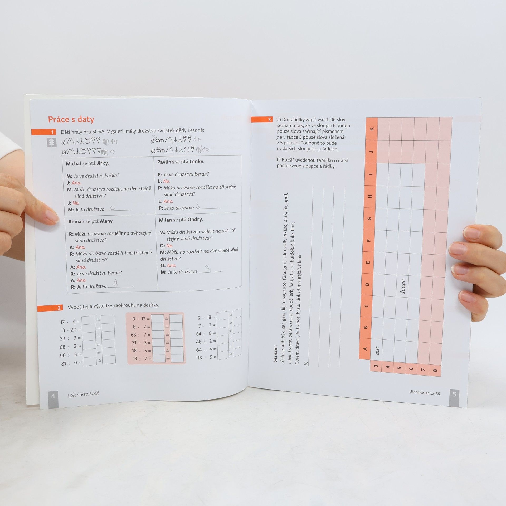 Milan Hejný Matematika 4 : pro 4. ročník základní školy. 2, Pracovní sešit