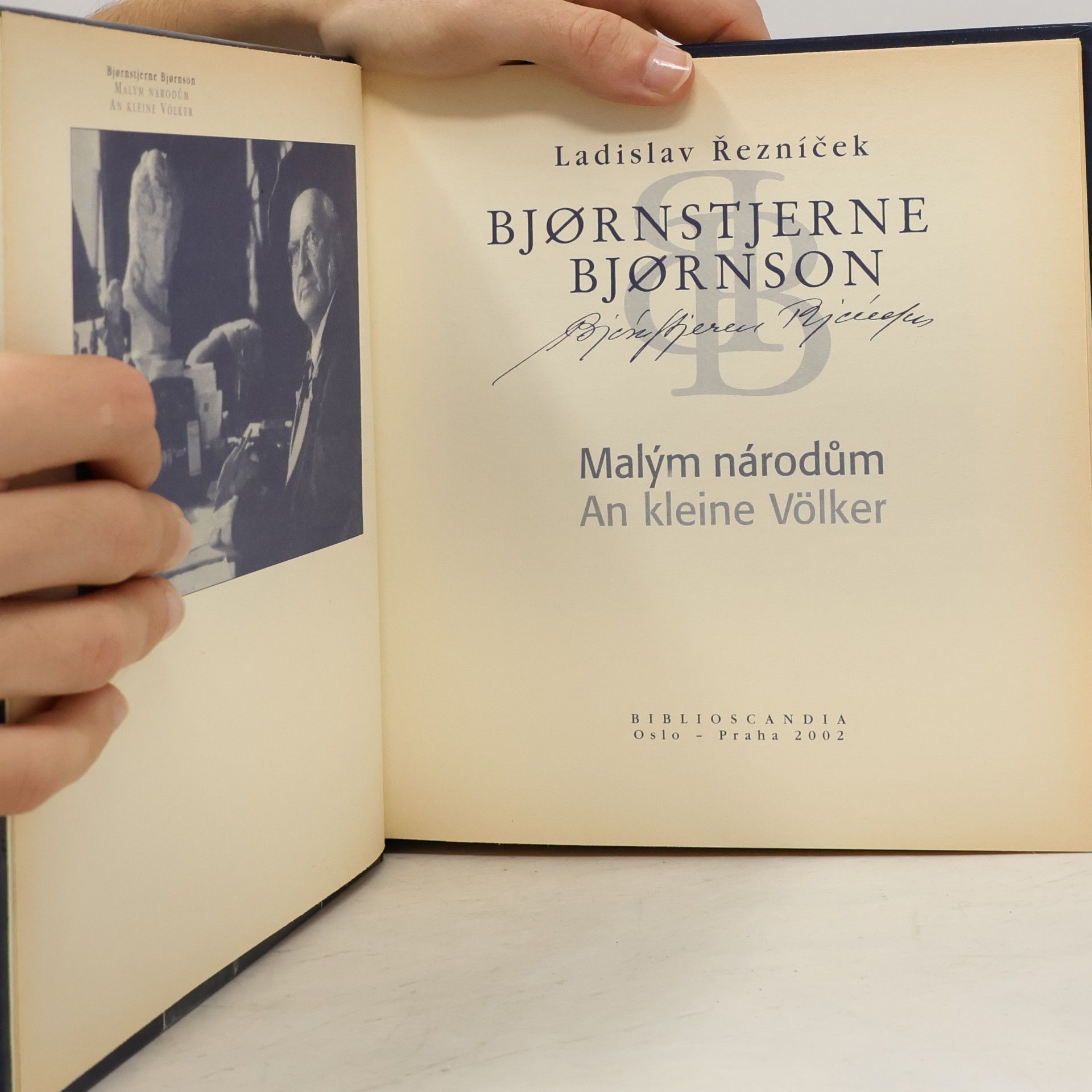 Ladislav Reznicek Bjornstjerne Bjornson : Malým národům. An kleine Völker