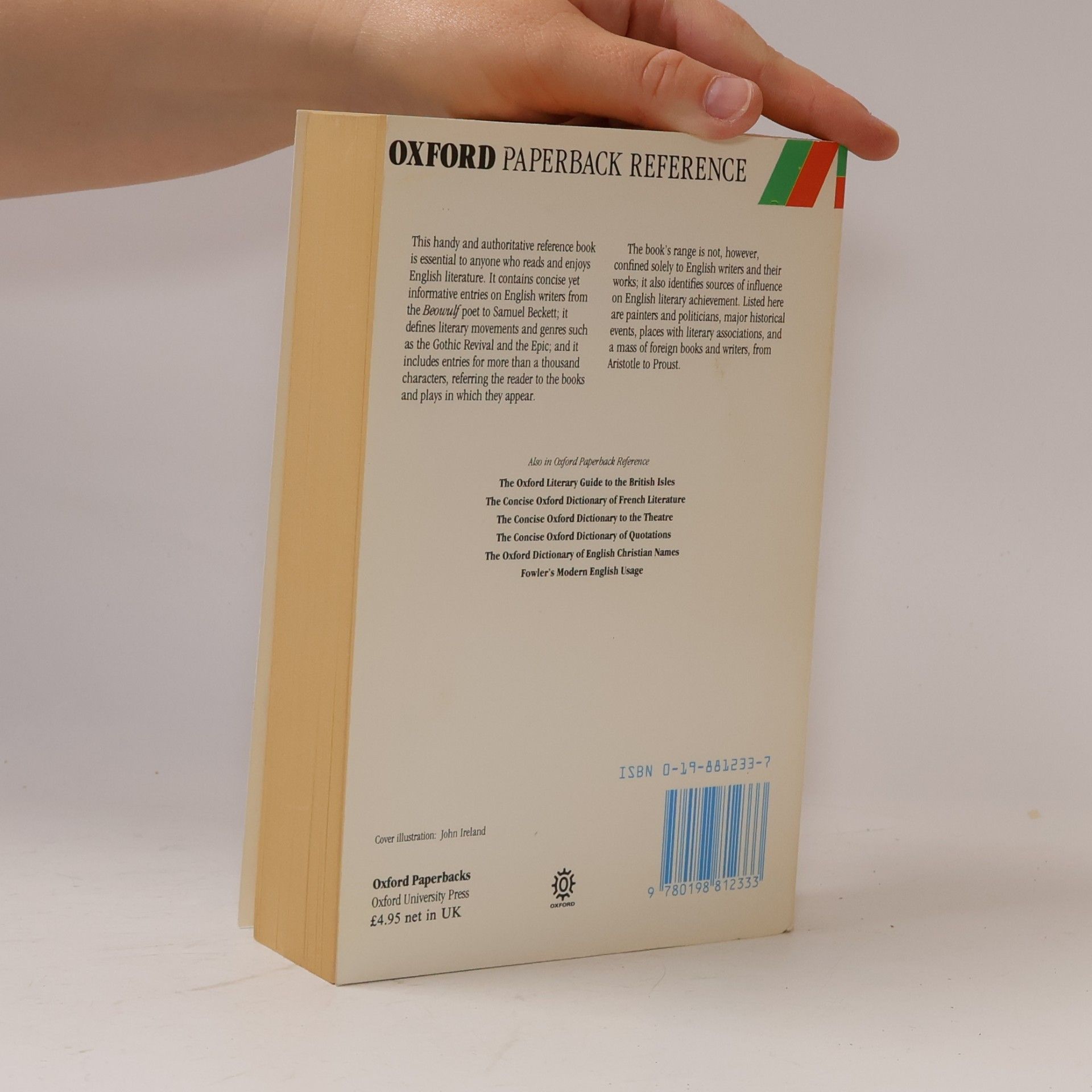 John Mulgan The Concise Oxford Dictionary of English Literature
