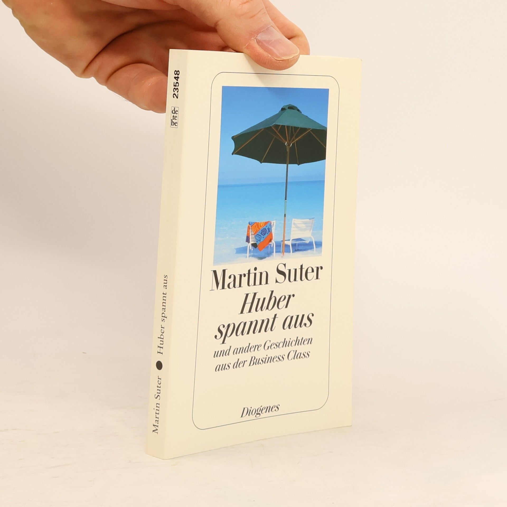Martin Suter Huber spannt aus