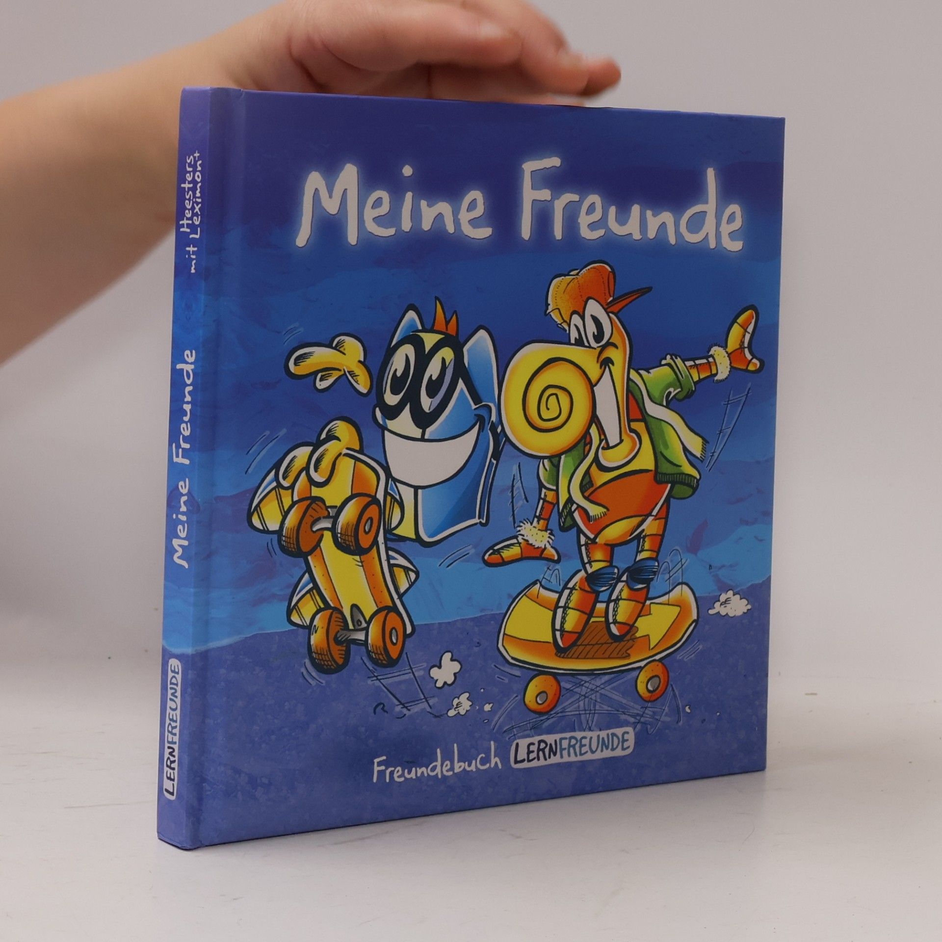 Klingberg, Stefan Lernfreunde: Freundebuch "Meine Freunde" - (sortierte Farben): Ausflüge, Geburtstage, Urlaub, Schulzeit, Fotos und tolle Visitenkarten. Mit Heesters ... Hrsg. v. Häfft. In pink, blau u. orange